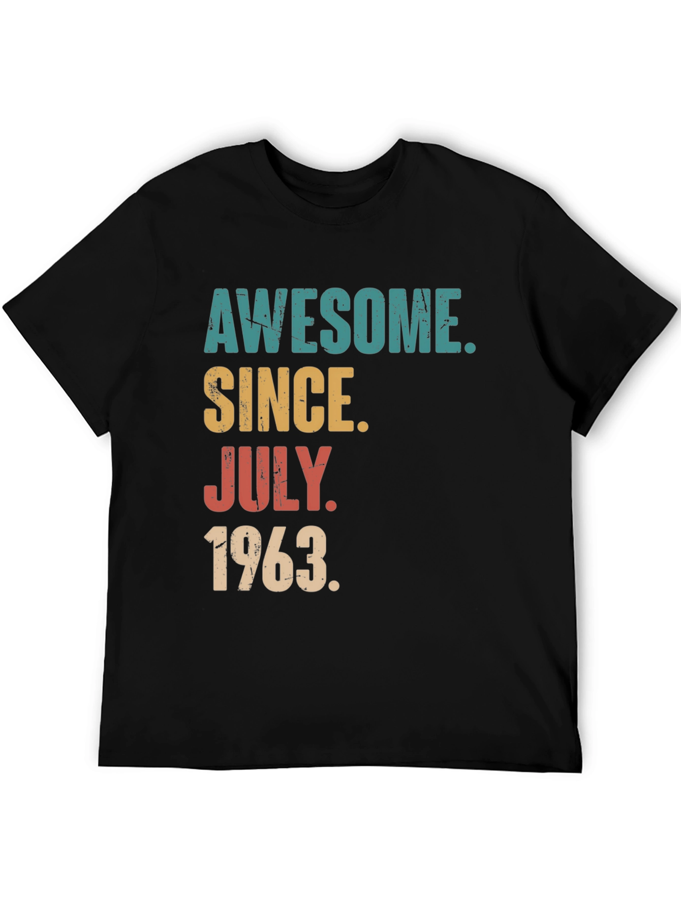 Awesome Since July 1963 T-Shirt - Birthday Gift Idea