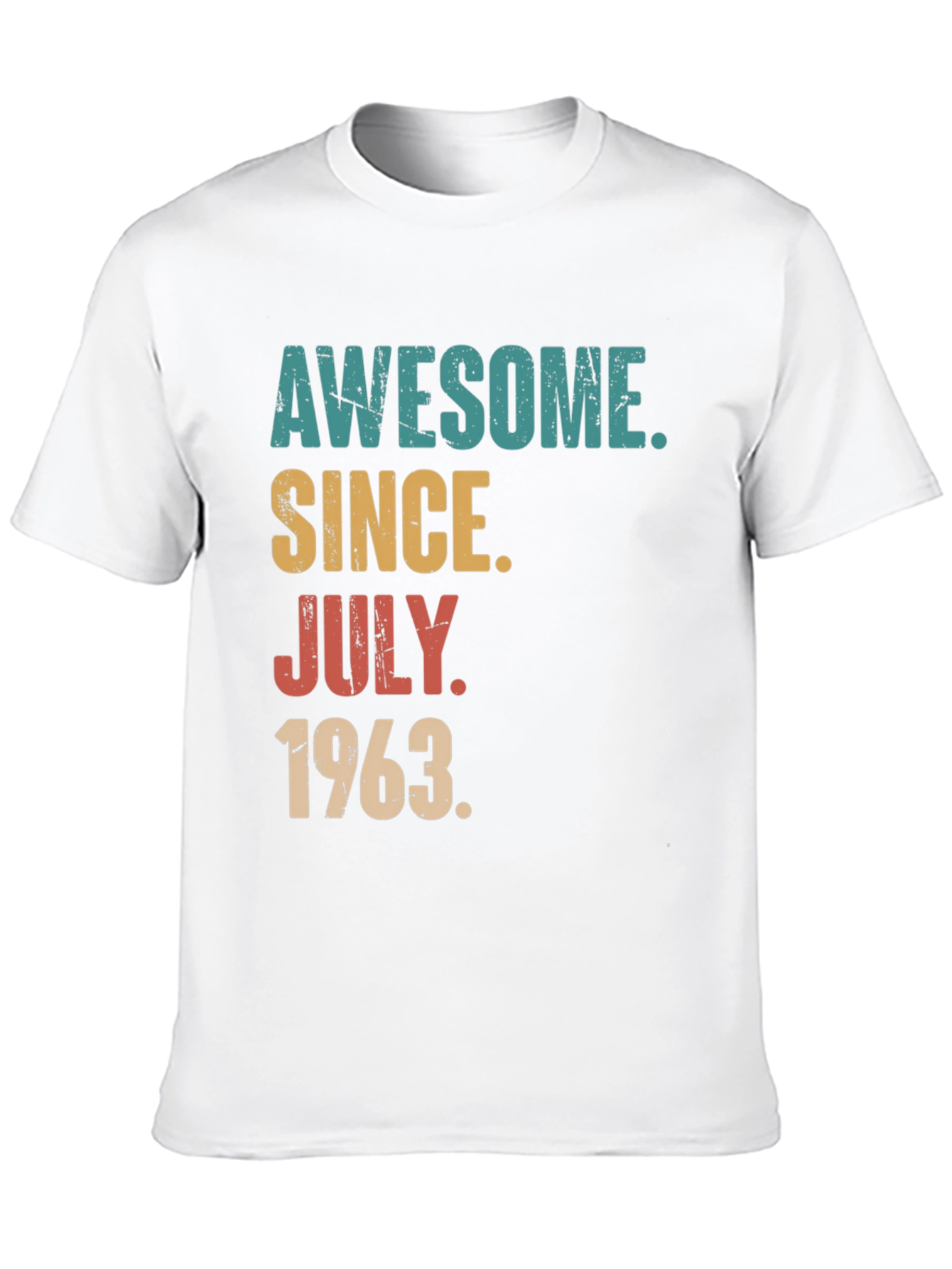 Awesome Since July 1963 T-Shirt - Birthday Gift Idea