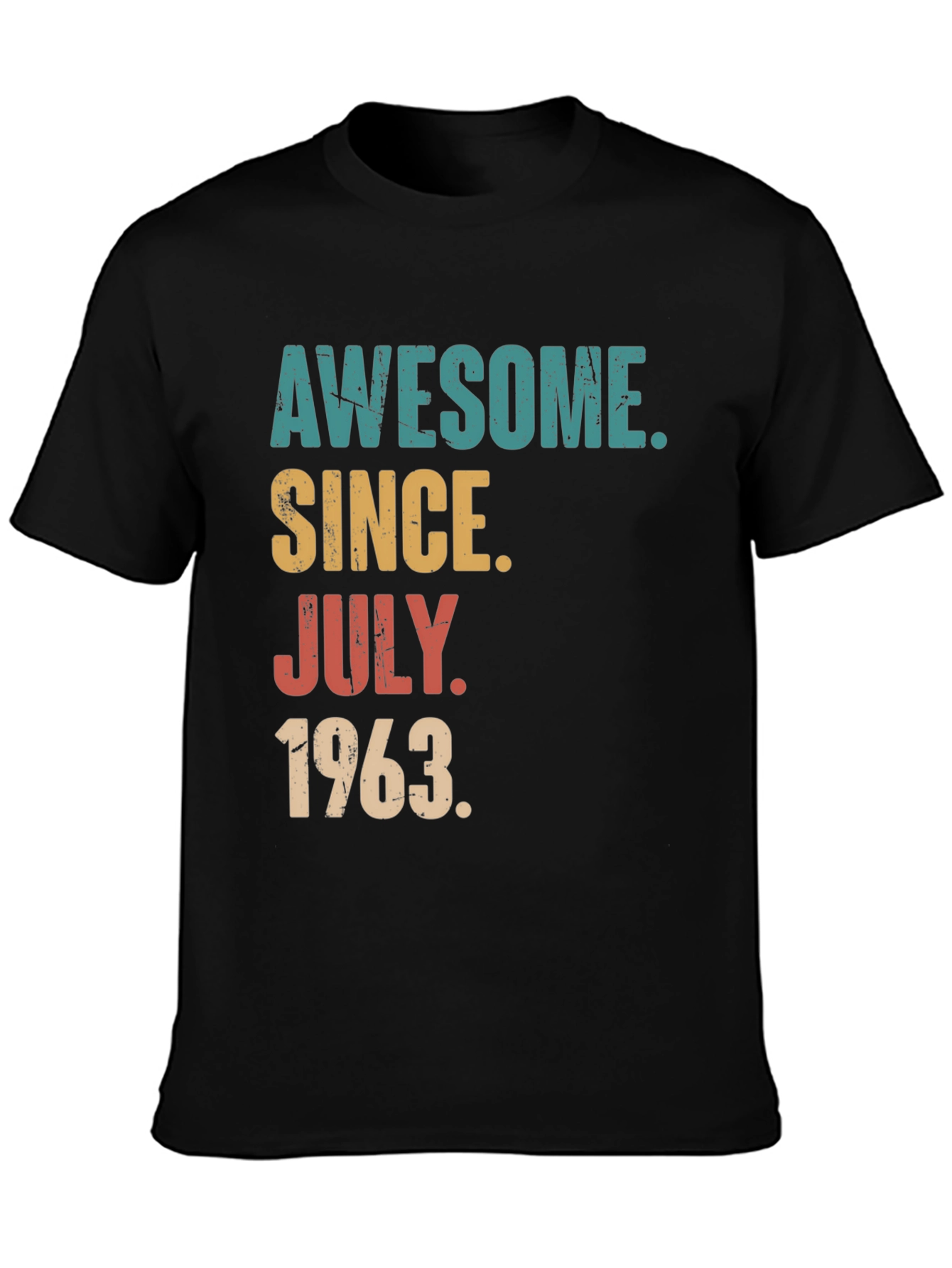Awesome Since July 1963 T-Shirt - Birthday Gift Idea