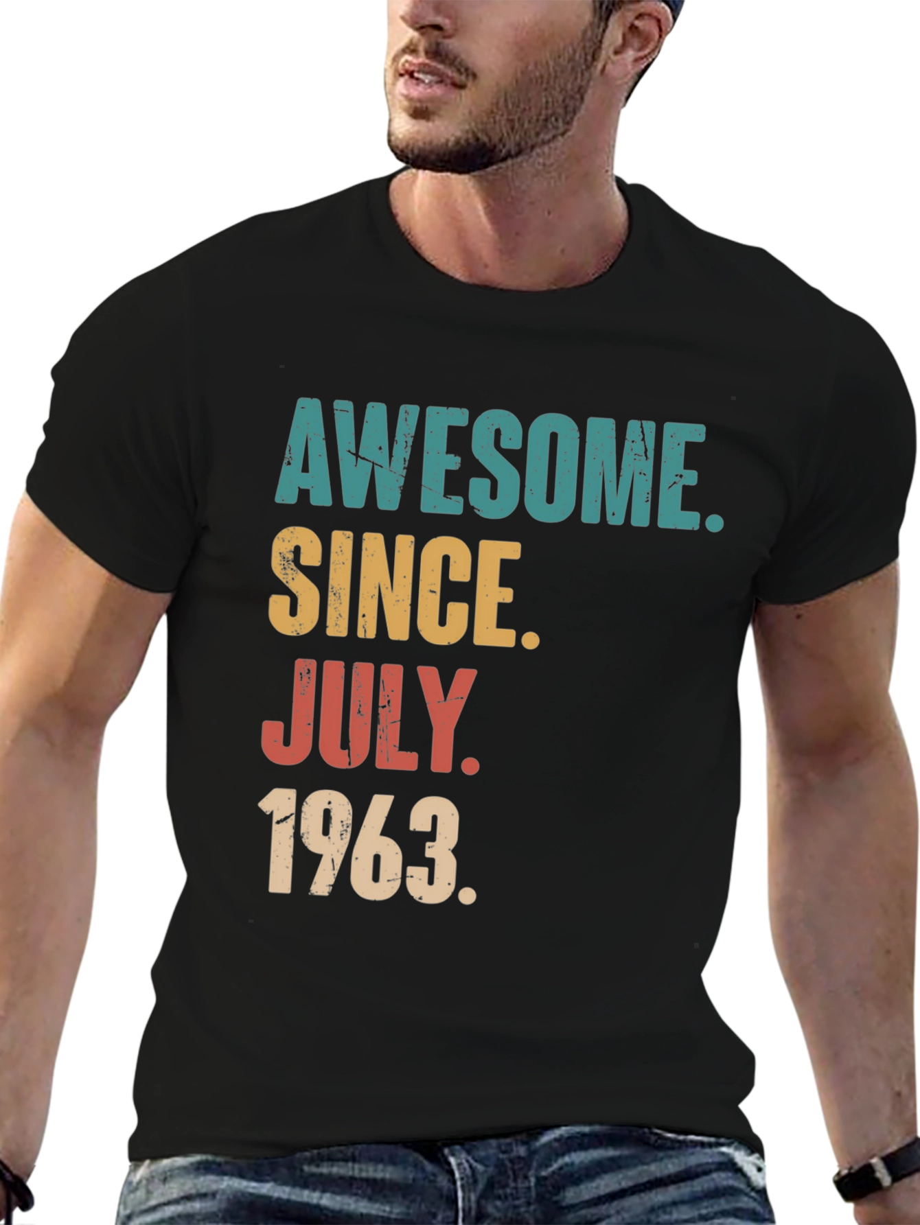 Awesome Since July 1963 T-Shirt - Birthday Gift Idea
