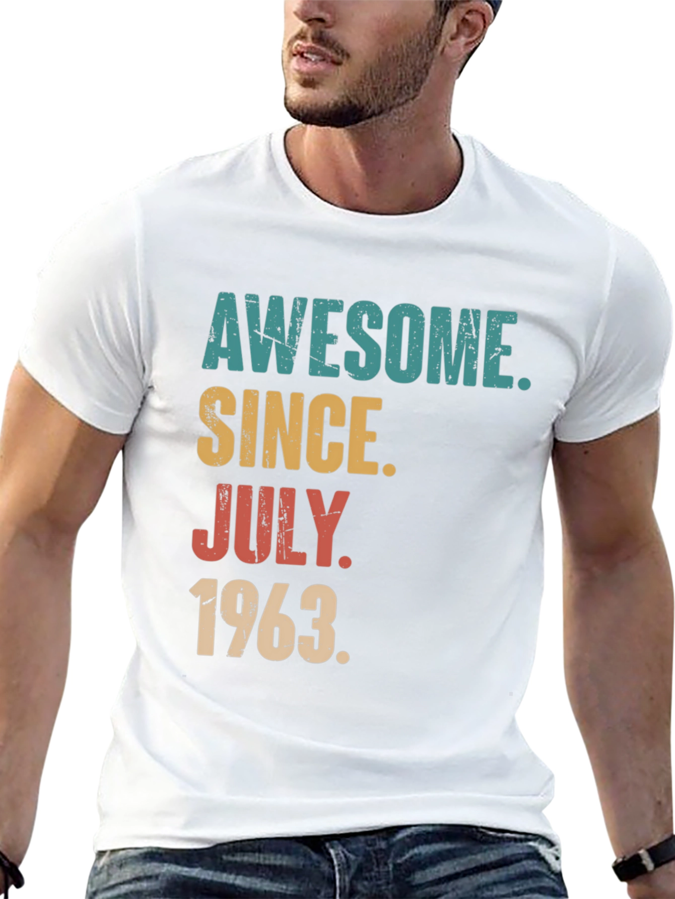 Awesome Since July 1963 T-Shirt - Birthday Gift Idea