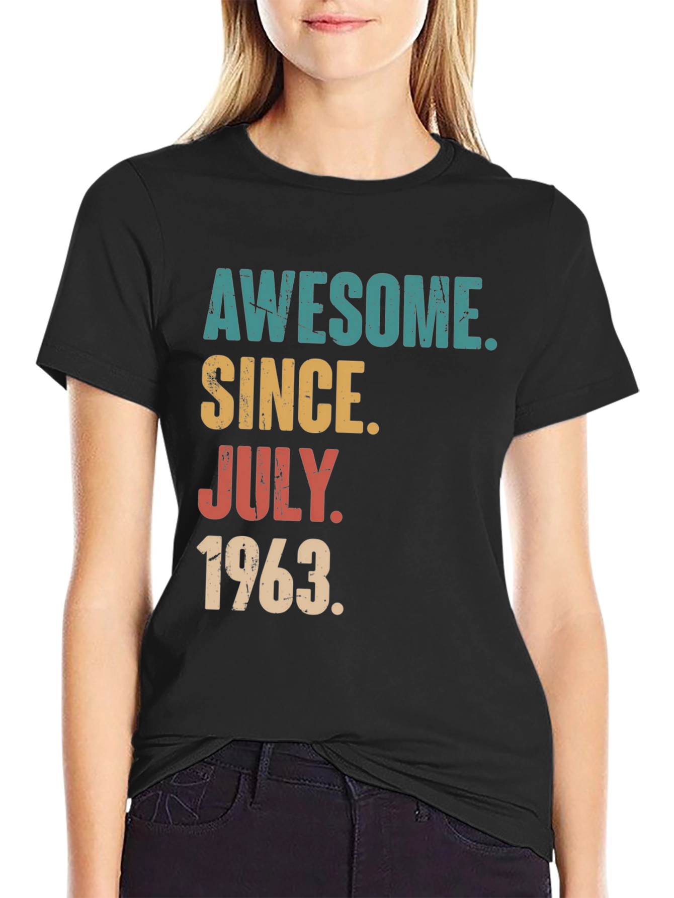 Awesome Since July 1963 T-Shirt - Birthday Gift Idea