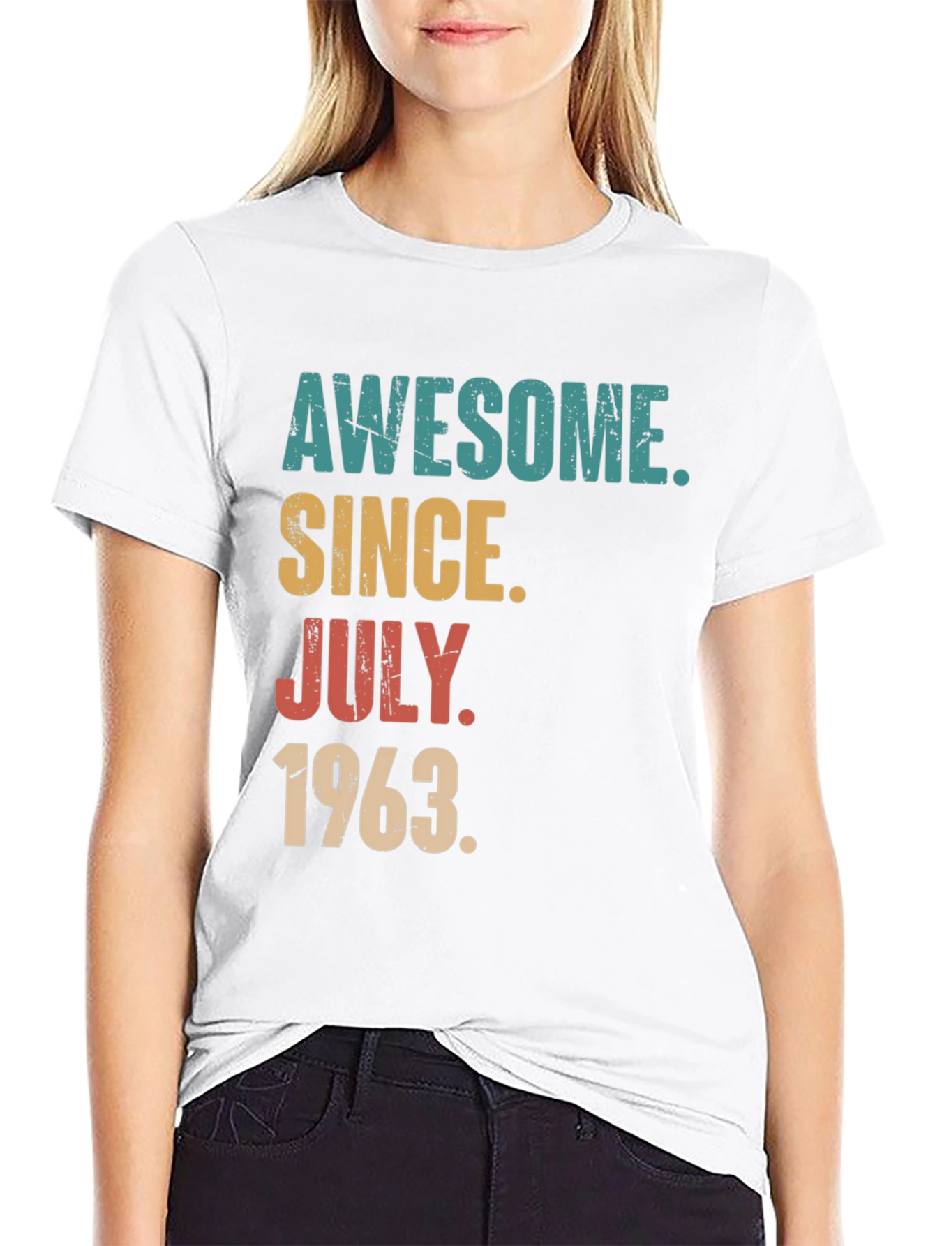 Awesome Since July 1963 T-Shirt - Birthday Gift Idea
