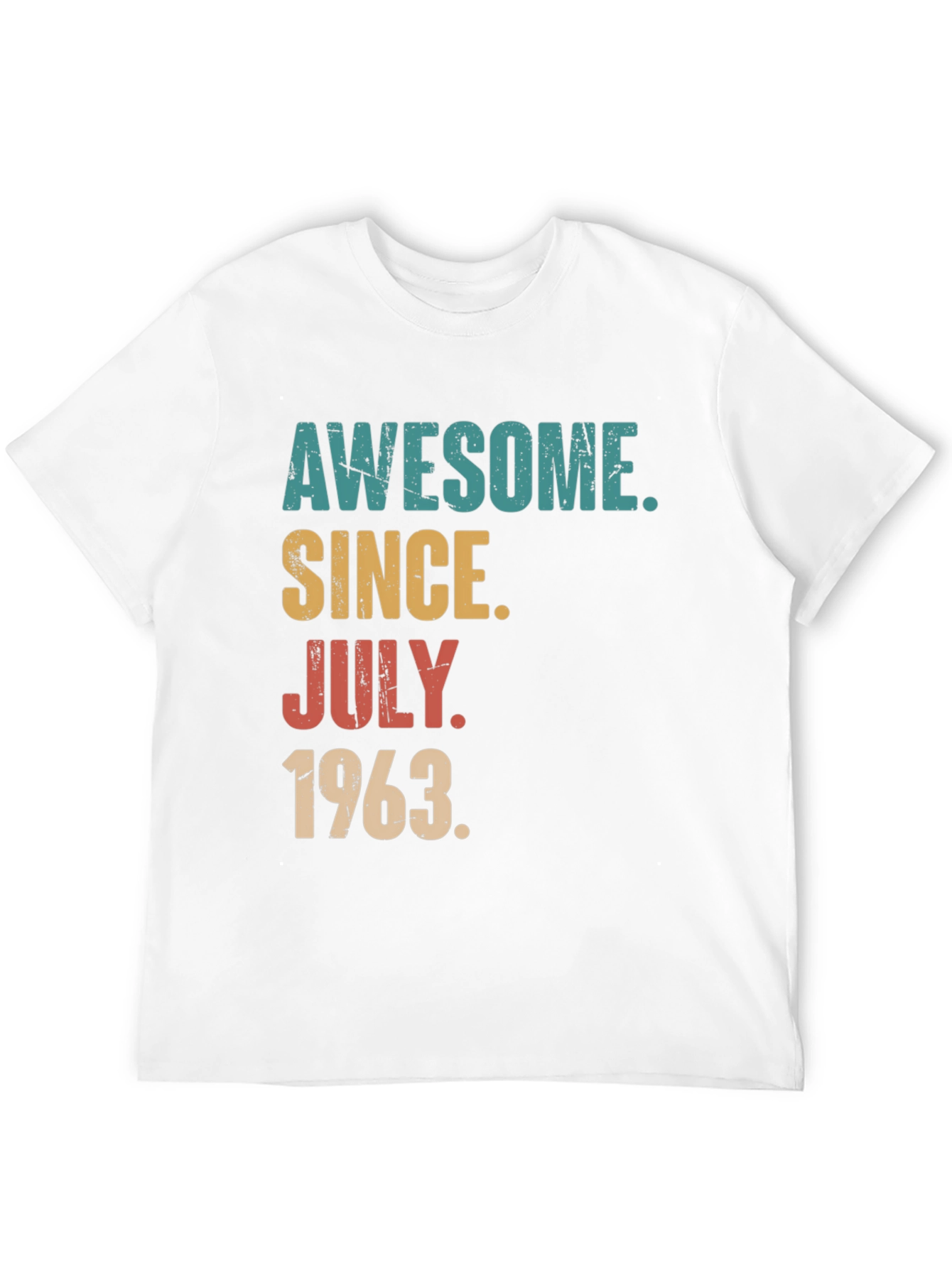Awesome Since July 1963 T-Shirt - Birthday Gift Idea