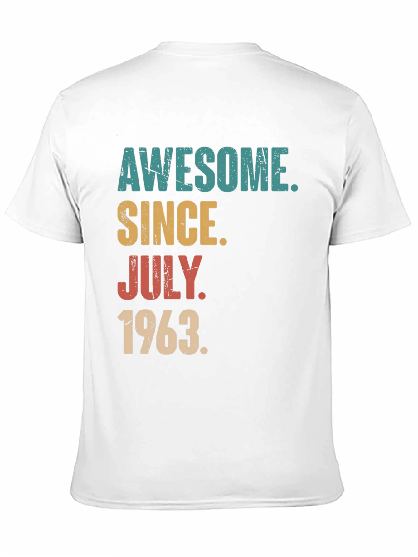 Awesome Since July 1963 T-Shirt - Birthday Gift Idea