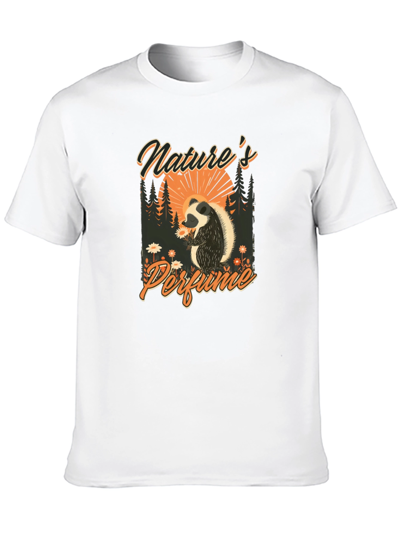 Natures Perfume Skunk Graphic Tee - Black