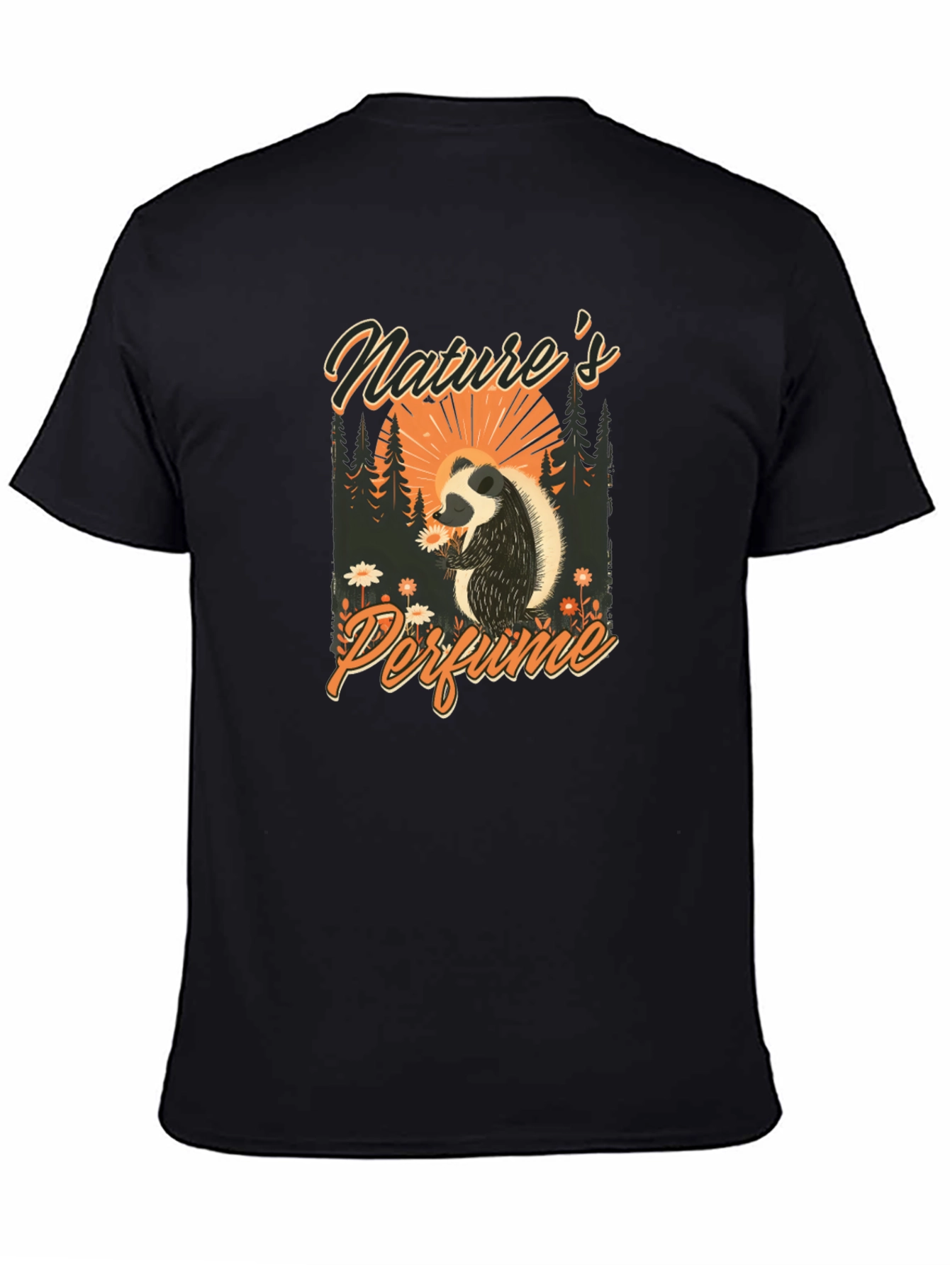 Natures Perfume Skunk Graphic Tee - Black