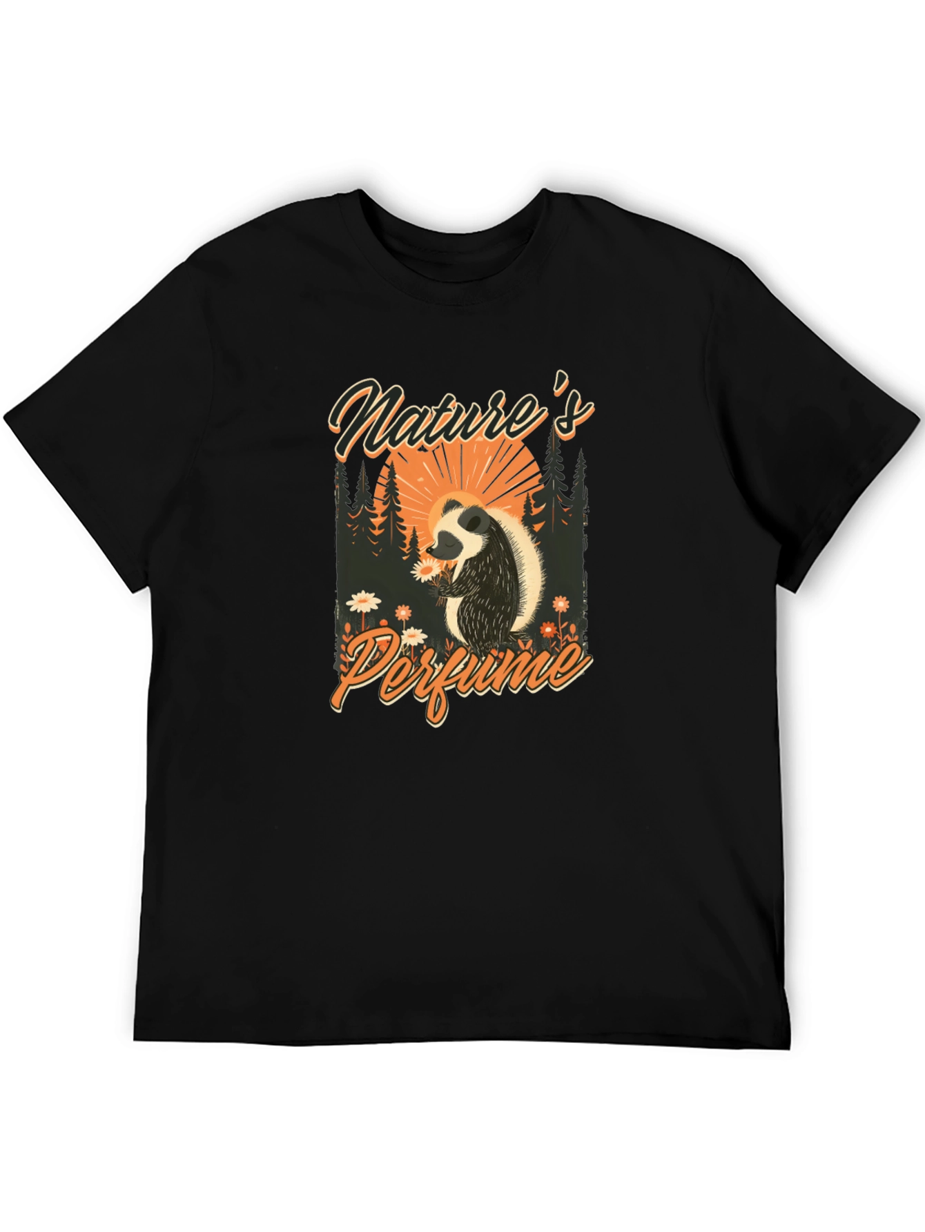 Natures Perfume Skunk Graphic Tee - Black
