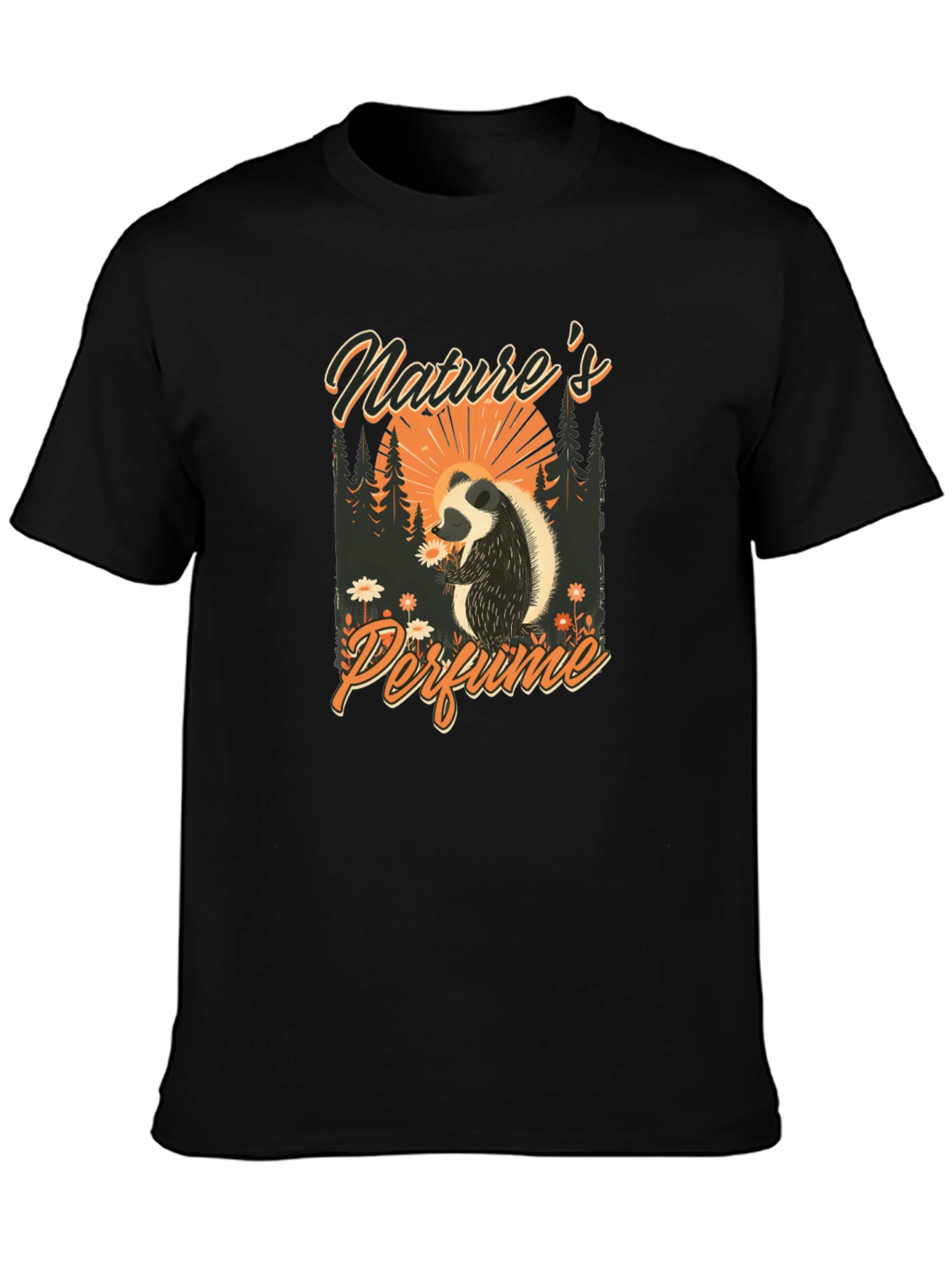 Natures Perfume Skunk Graphic Tee - Black