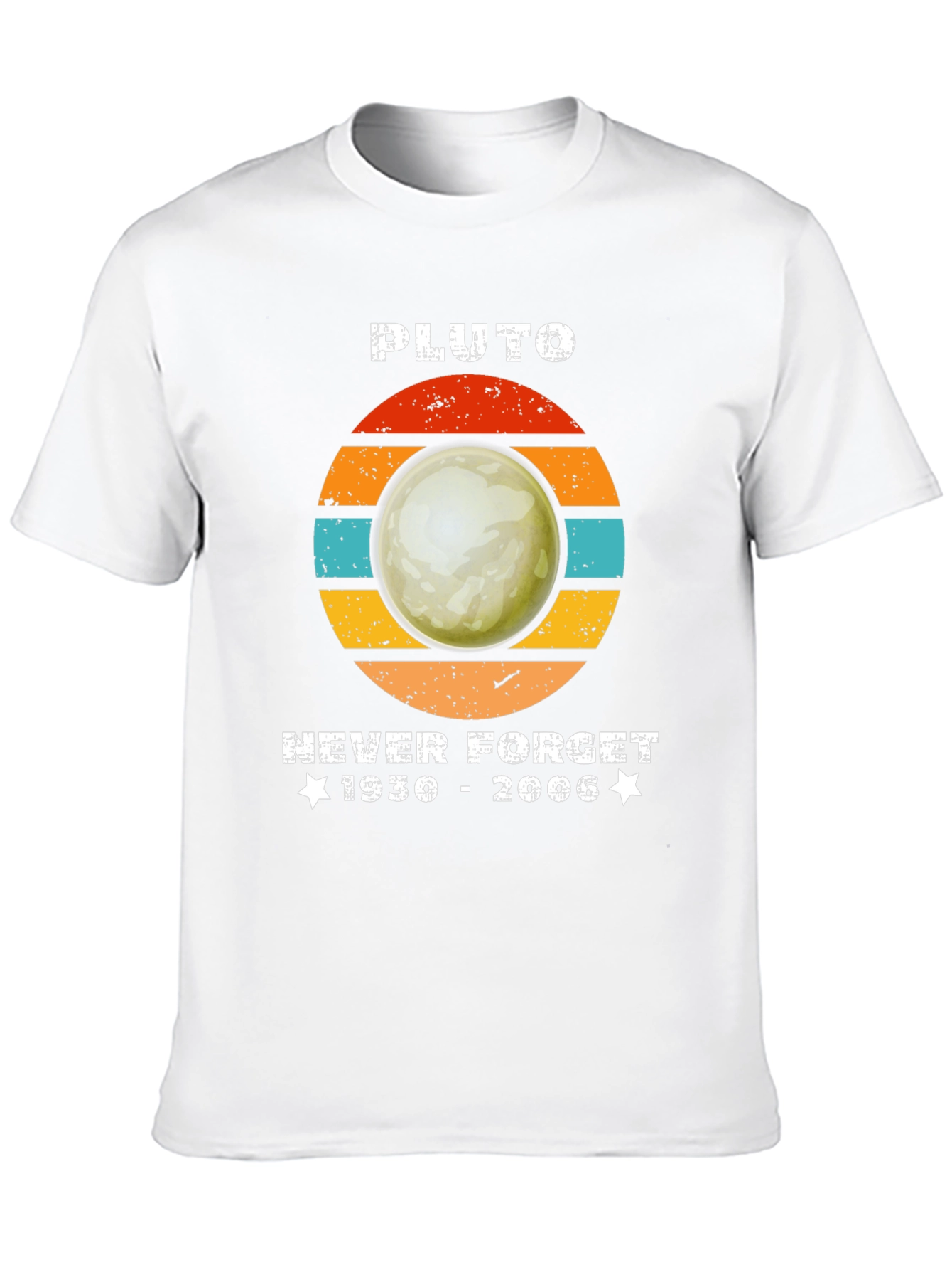 Pluto Never Forget Graphic Tee - Retro Style
