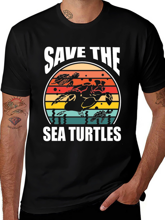 Save the Sea Turtles Graphic T-Shirt