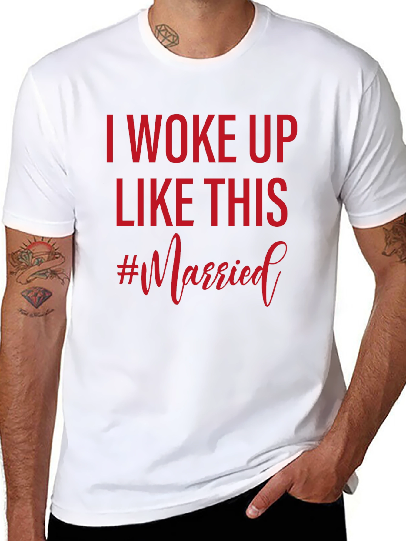 I Woke Up Like This Married T-Shirt