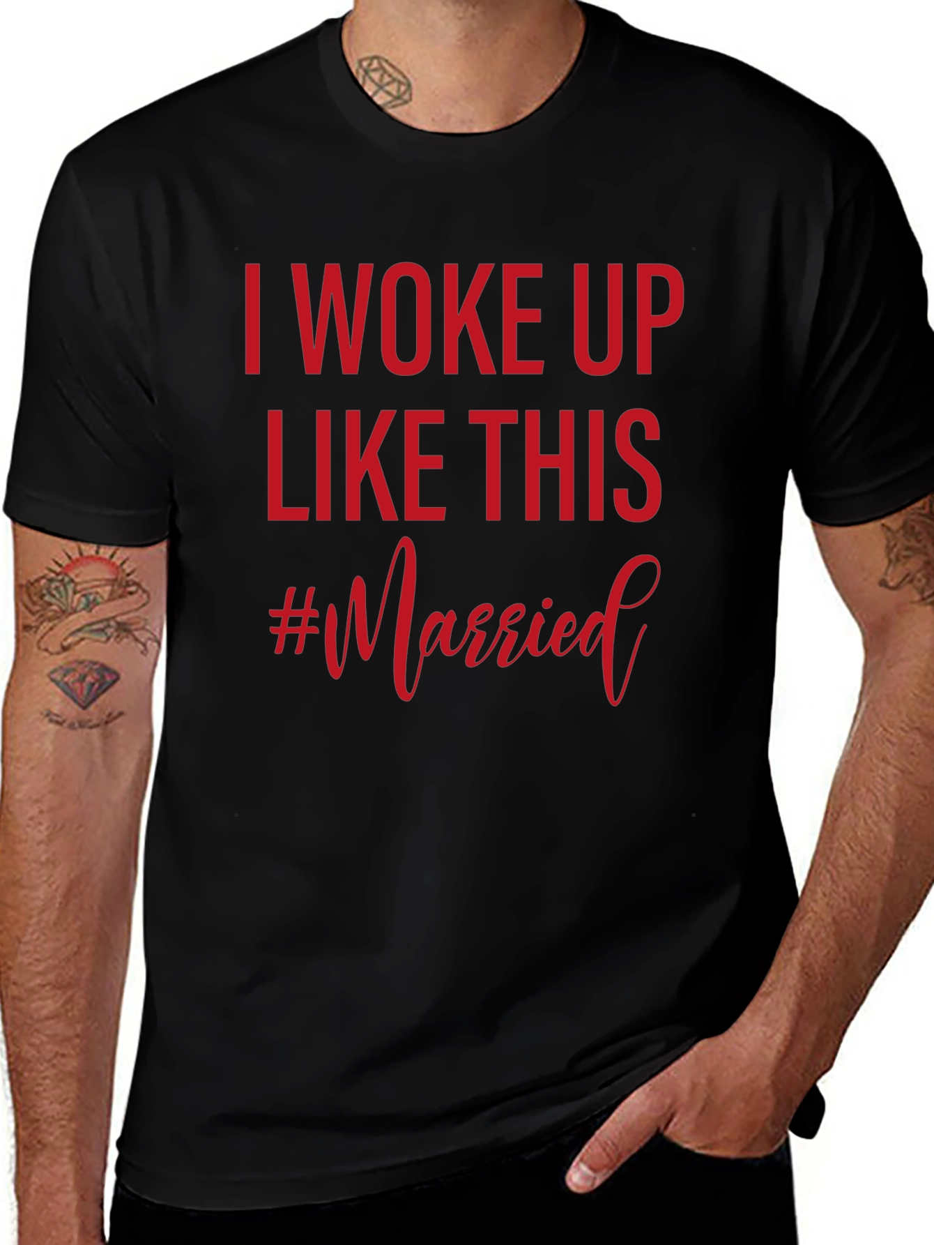 I Woke Up Like This Married T-Shirt