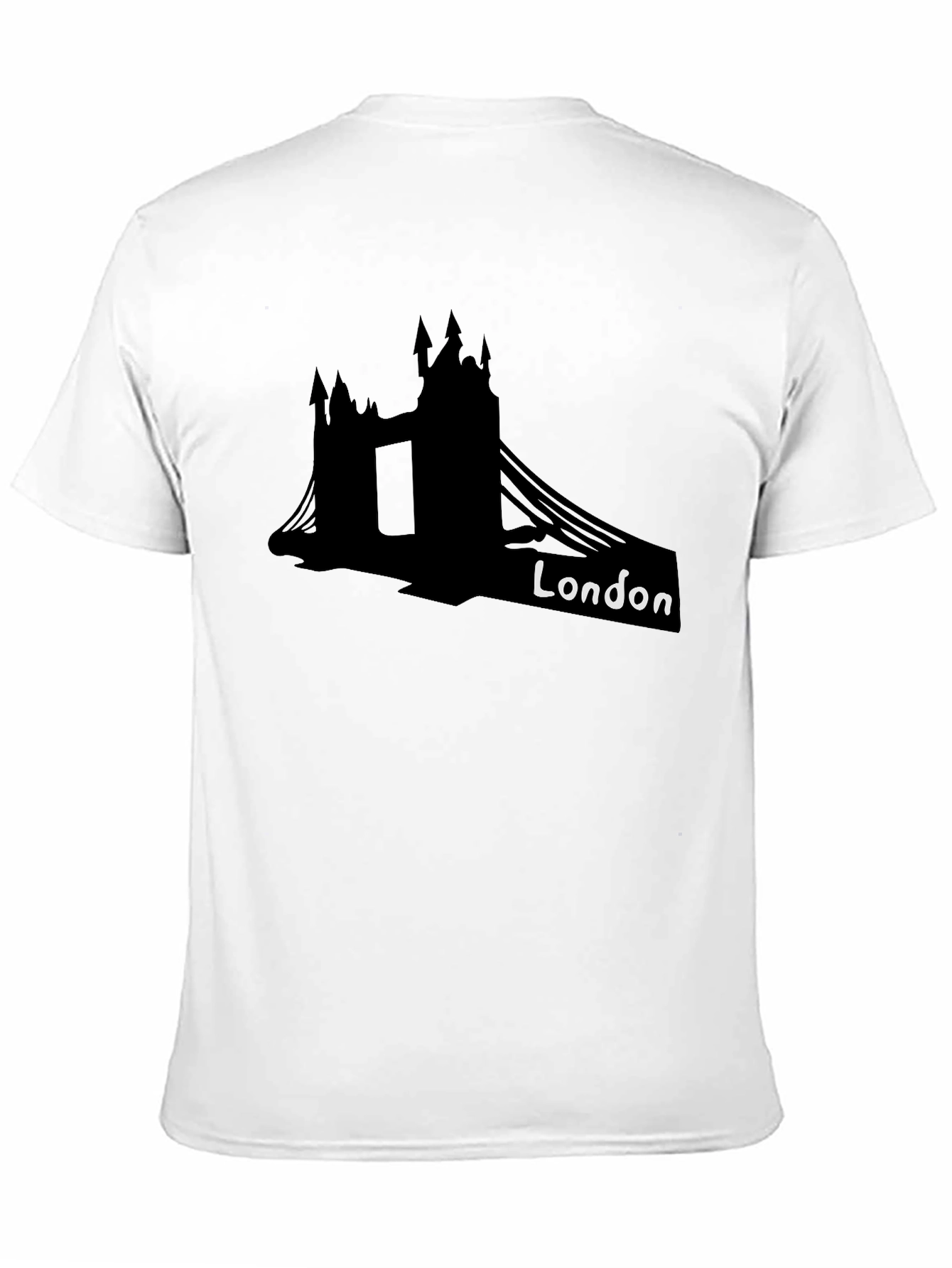 London Bridge Black Graphic T-Shirt