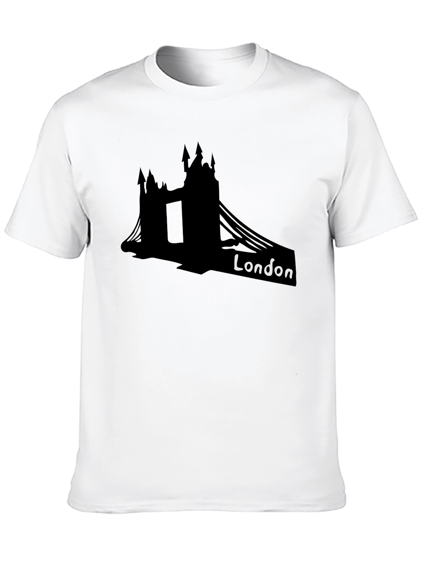 London Bridge Black Graphic T-Shirt