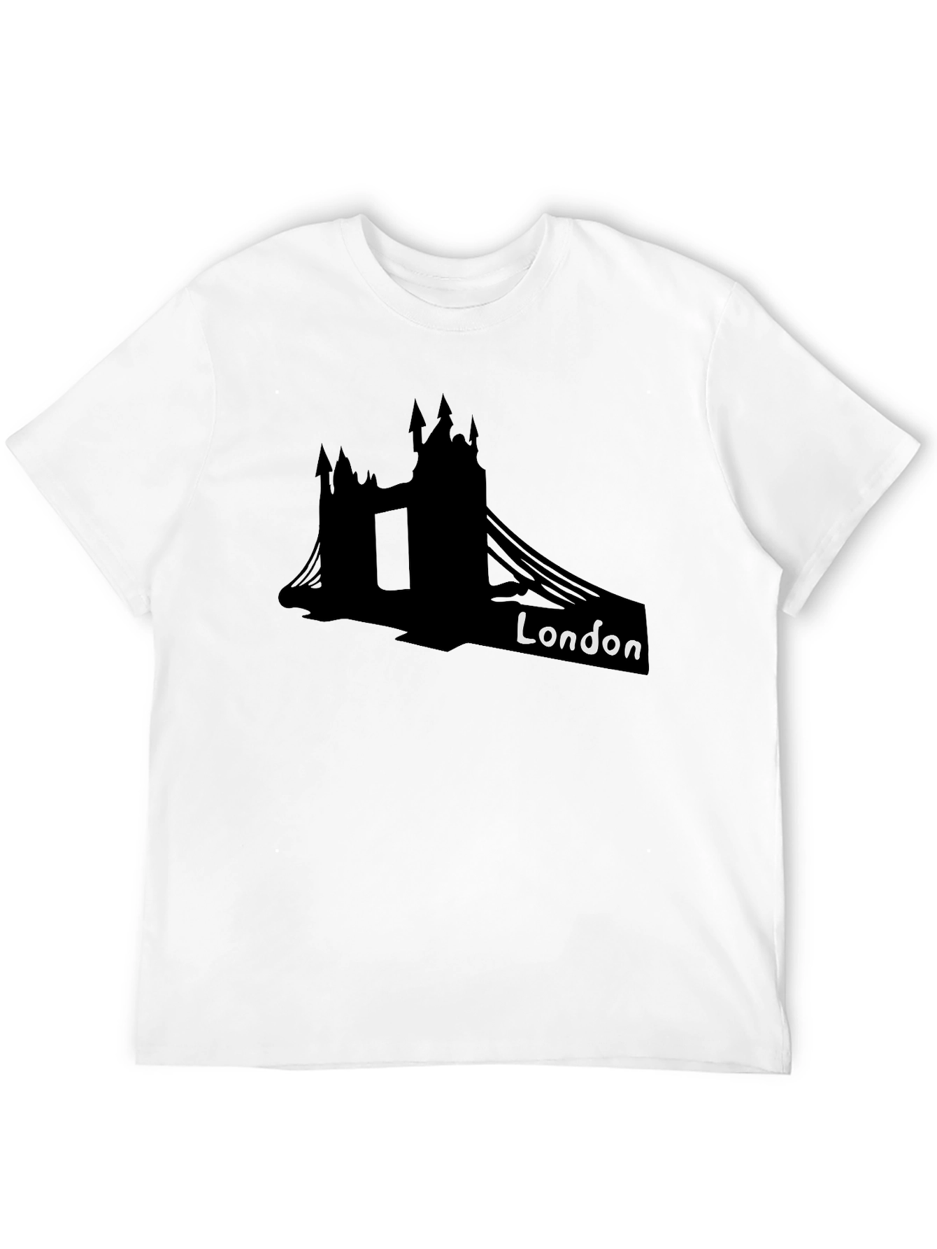 London Bridge Black Graphic T-Shirt