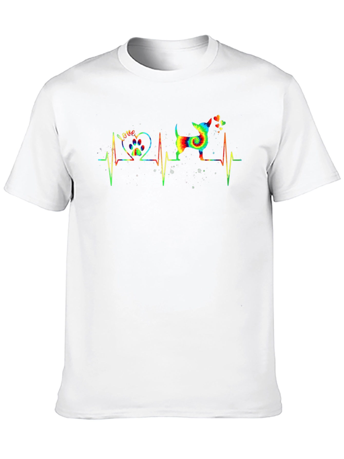 Dog Love Heartbeat T-Shirt