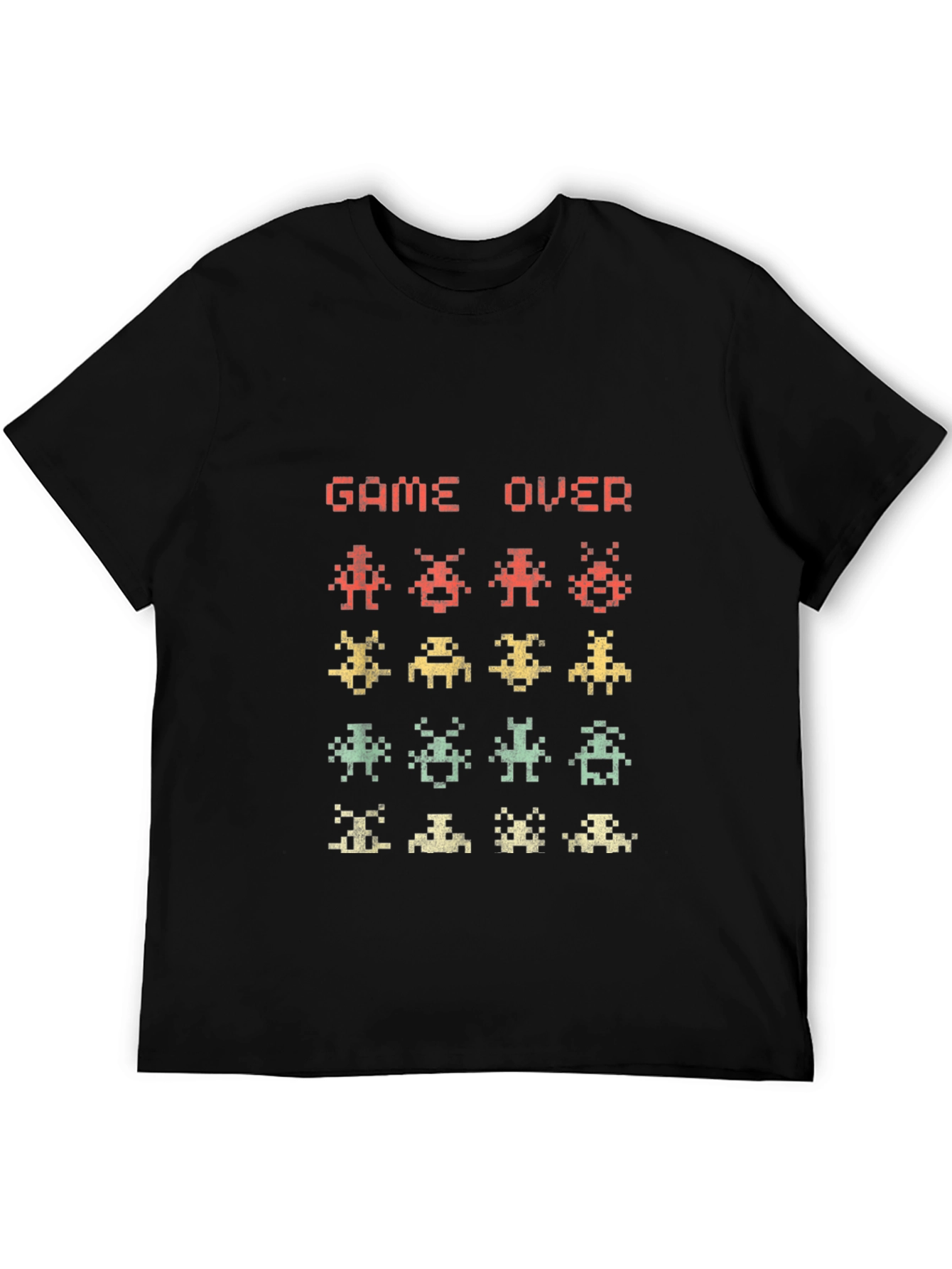 Retro Gamer T-Shirt - Pixel Art Game Over Tee