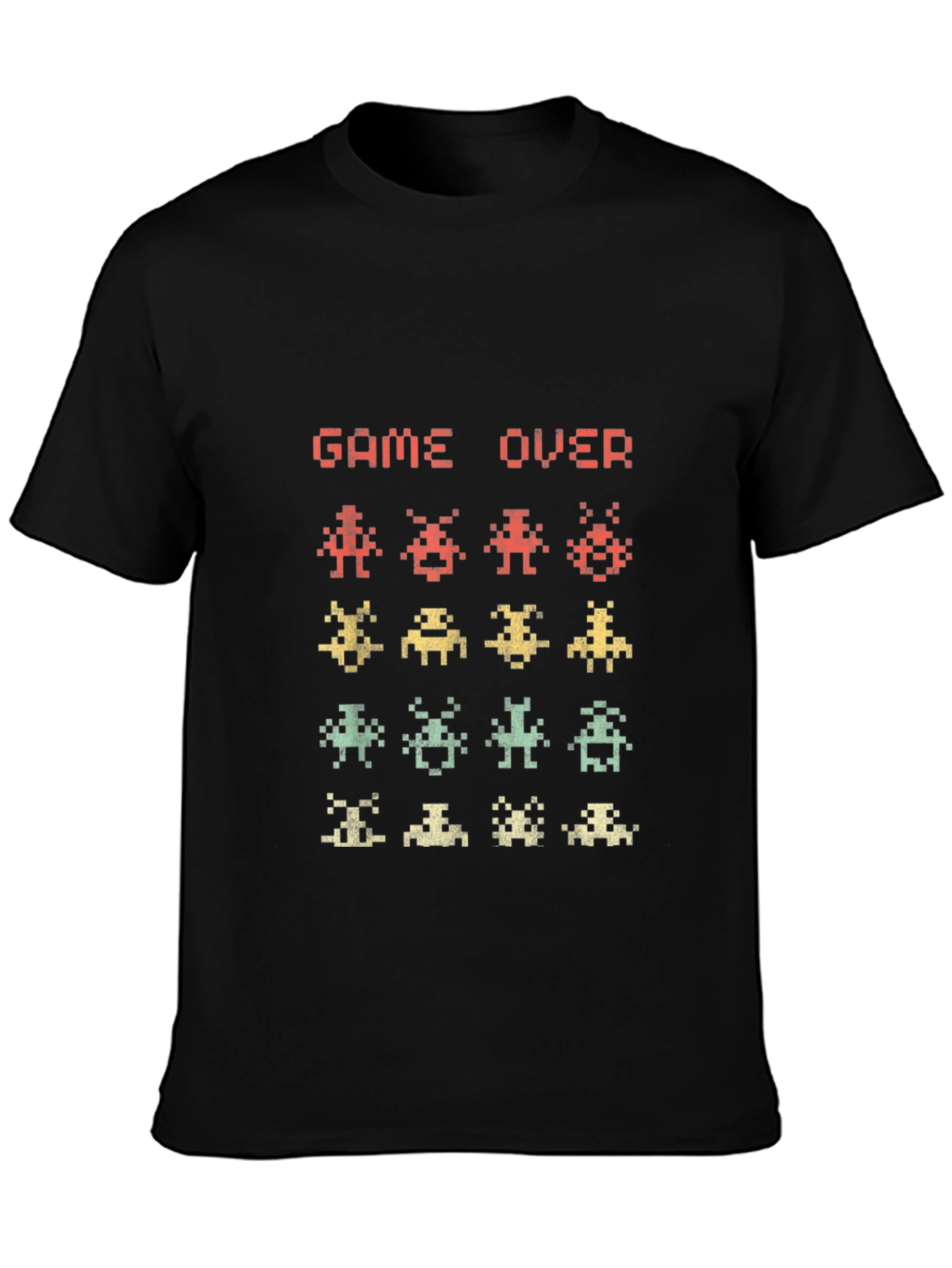 Retro Gamer T-Shirt - Pixel Art Game Over Tee