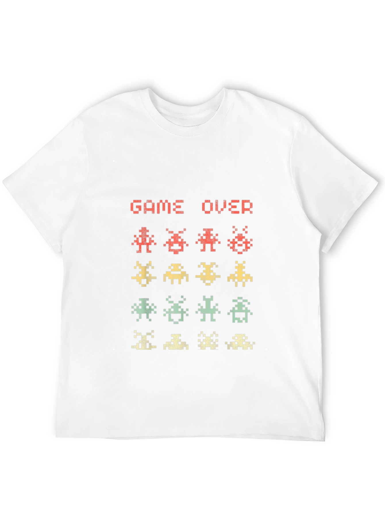Retro Gamer T-Shirt - Pixel Art Game Over Tee