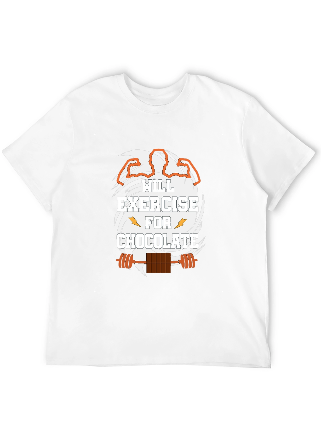 Exercise for Chocolate Black Graphic T-Shirt