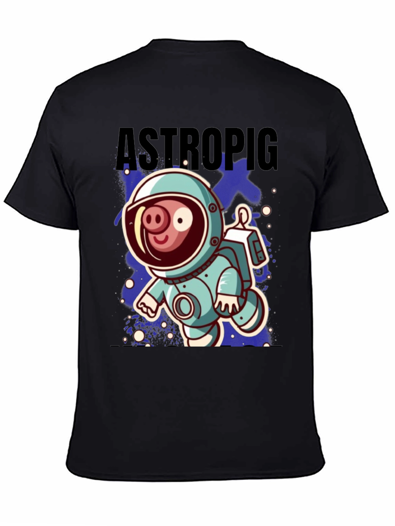 Astro Pig Graphic Tee - Space Adventure Shirt