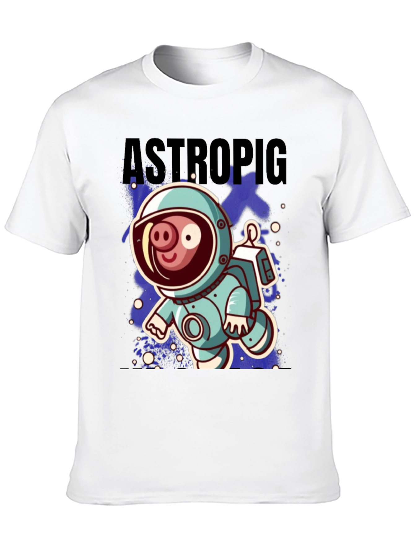 Astro Pig Graphic Tee - Space Adventure Shirt