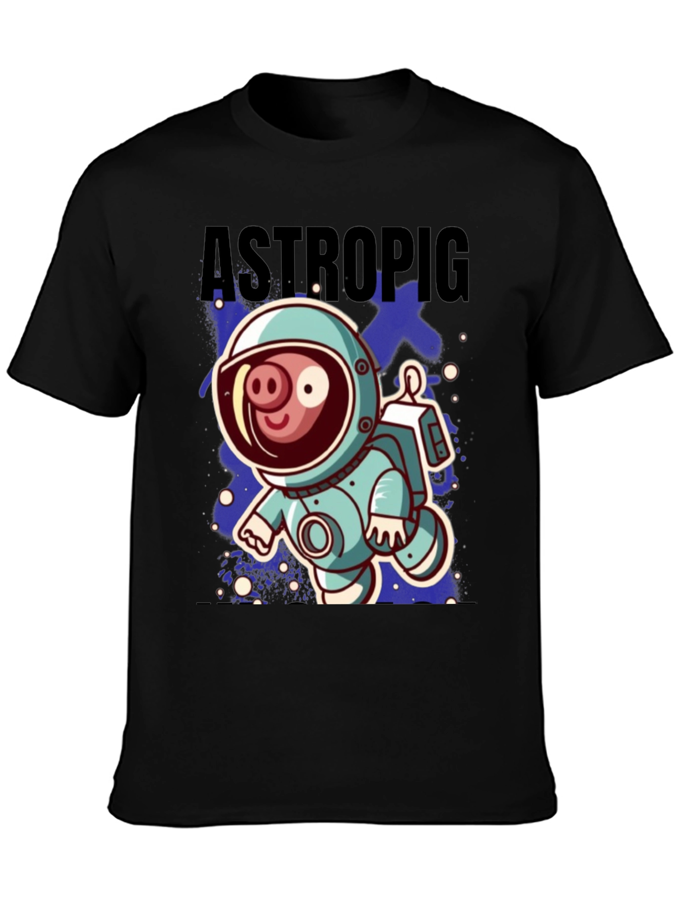Astro Pig Graphic Tee - Space Adventure Shirt