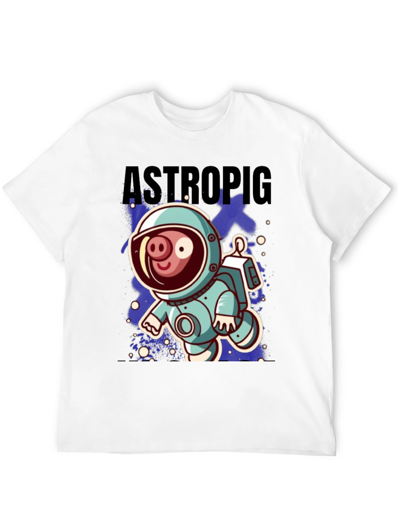 Astro Pig Graphic Tee - Space Adventure Shirt