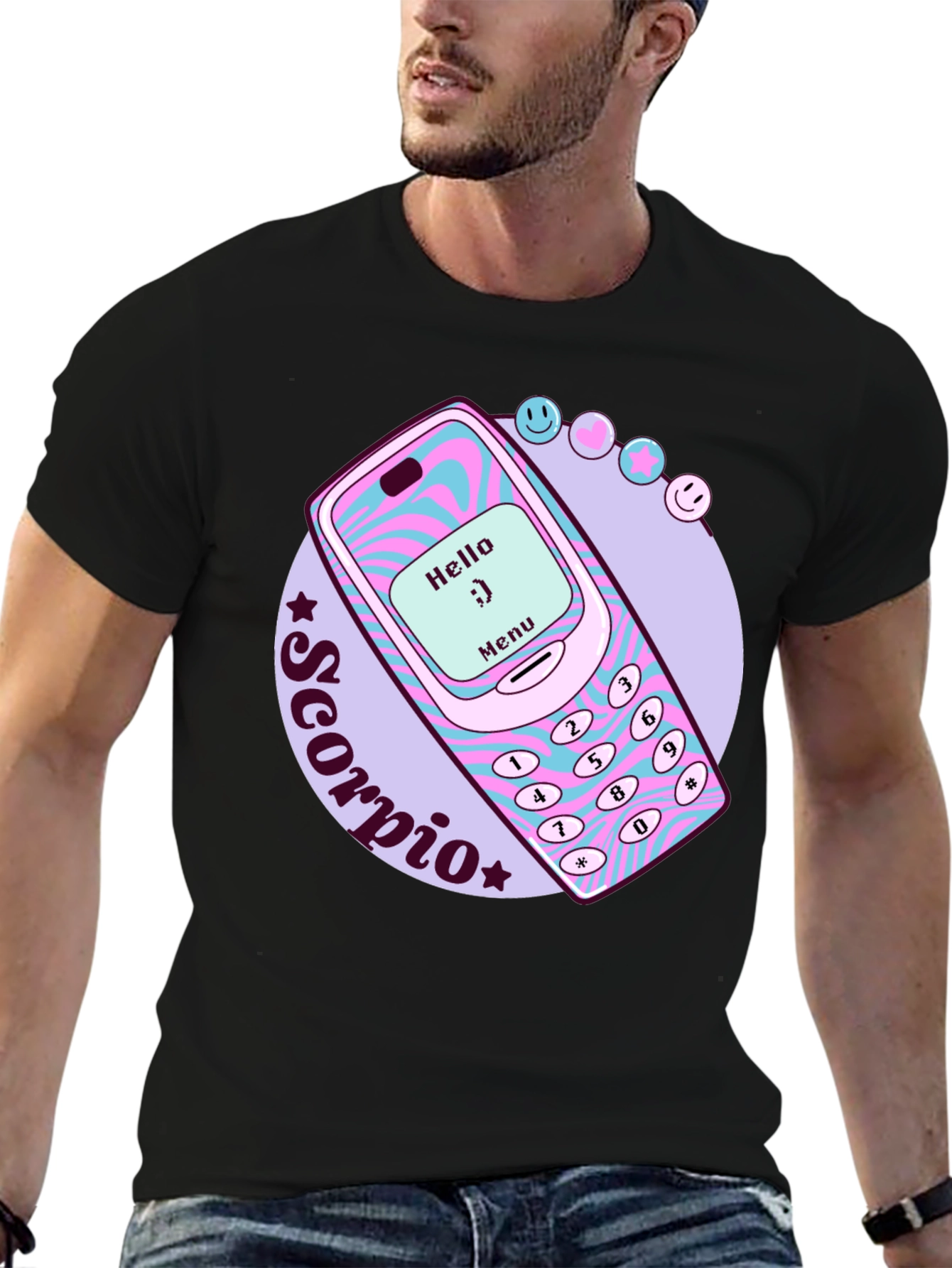 Retro Scorpio Zodiac Sign T-Shirt