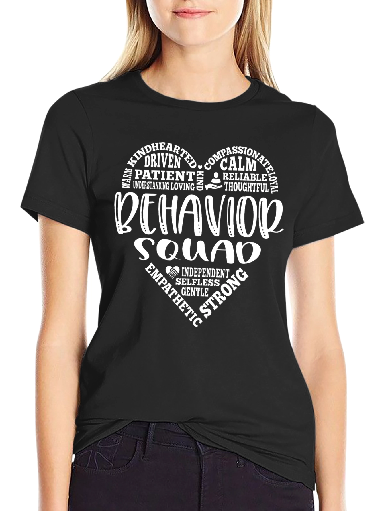 Behavior Squad Heart Tee - Kind Driven Empathetic