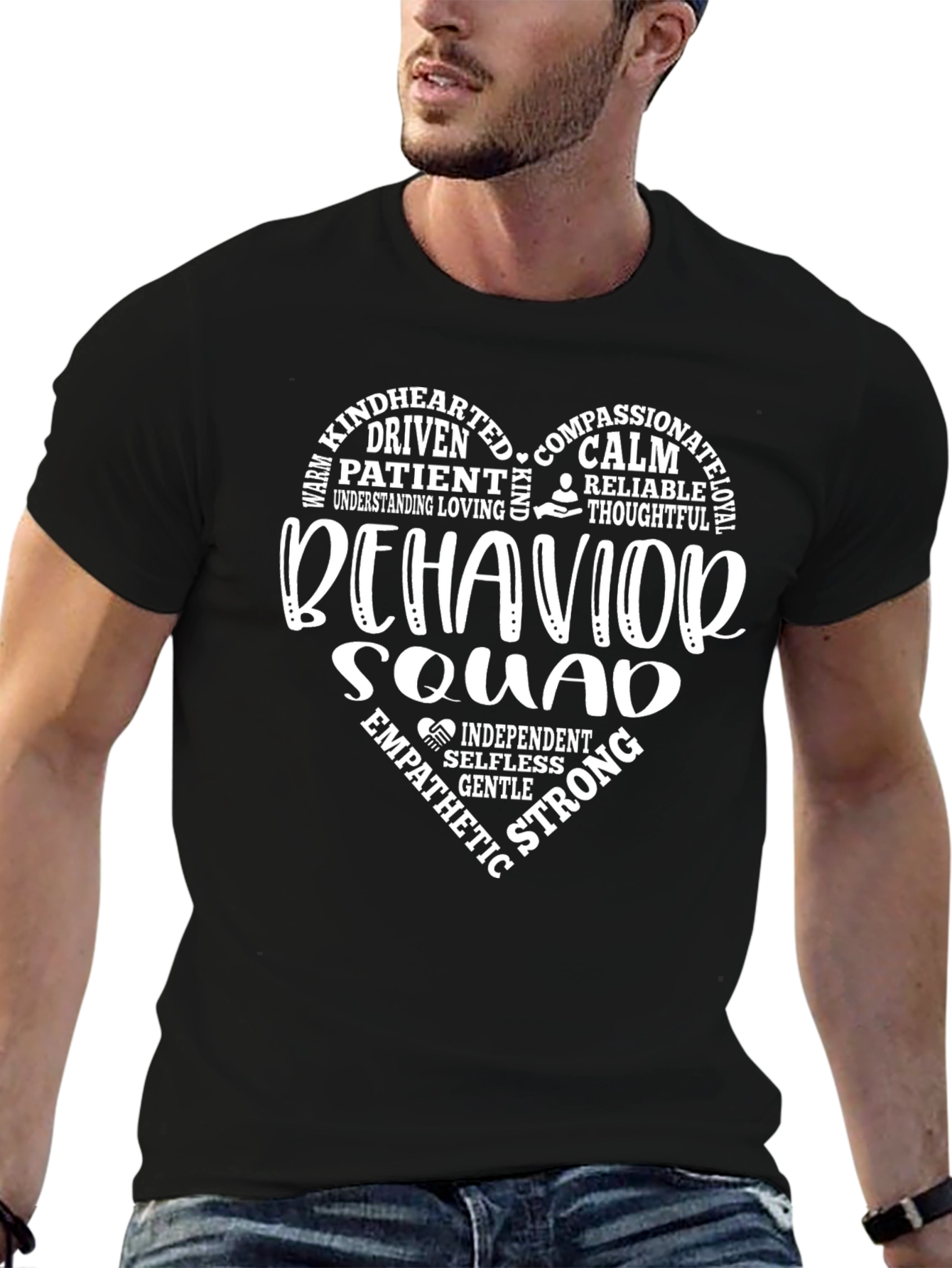 Behavior Squad Heart Tee - Kind Driven Empathetic