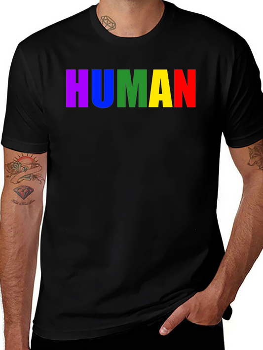 Rainbow HUMAN T-Shirt - Pride & Equality