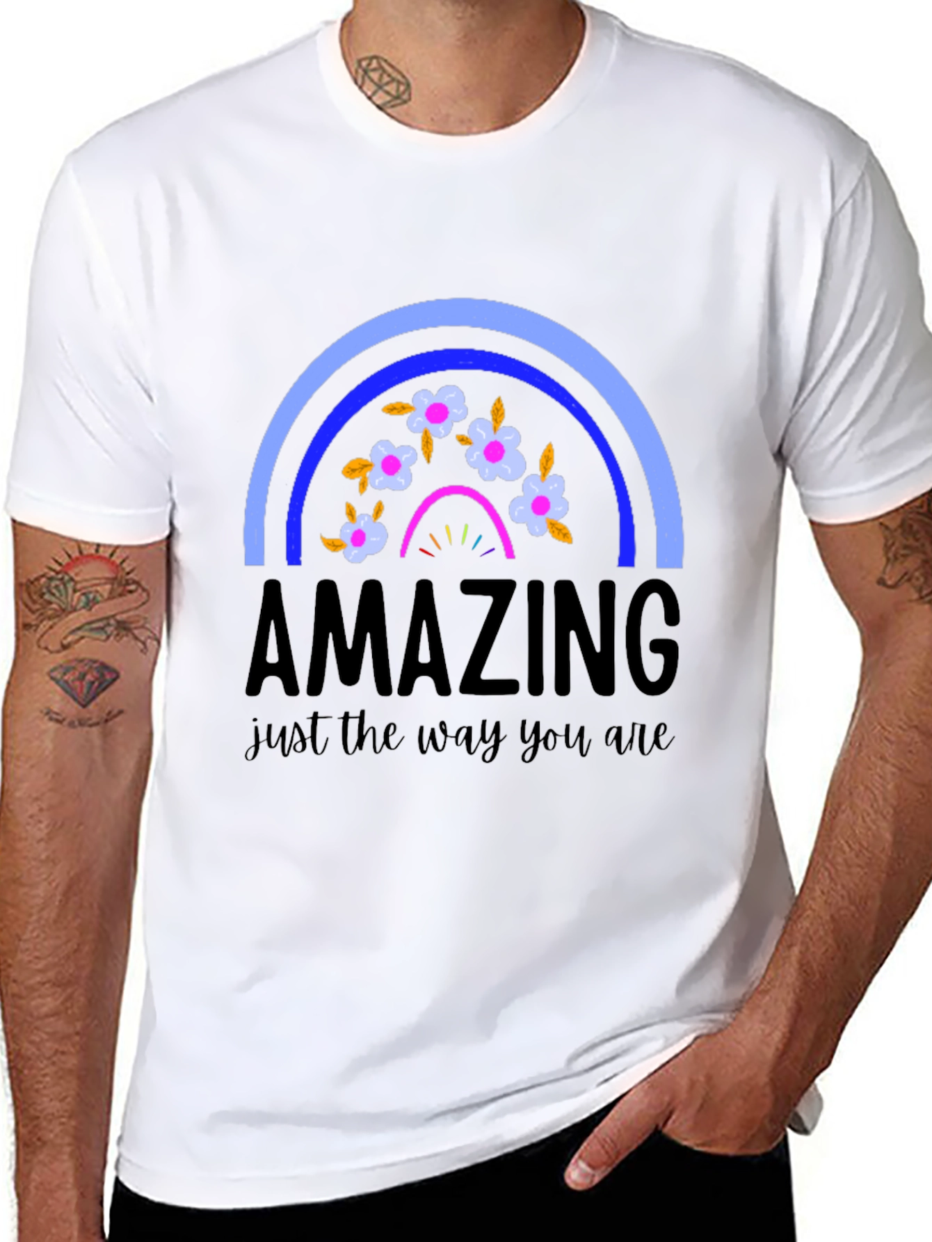 Amazing Rainbow Graphic T-Shirt