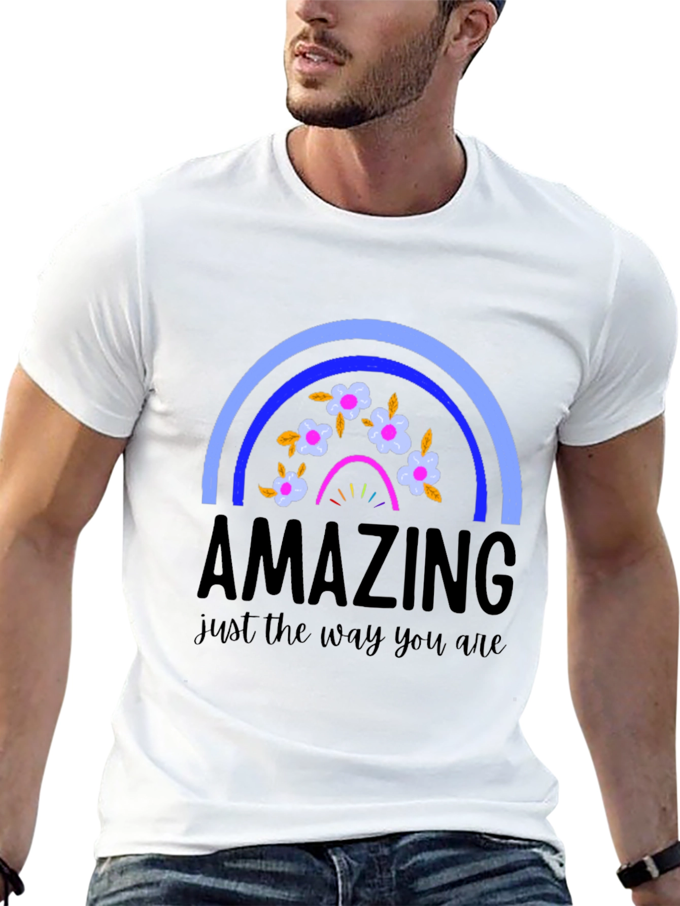 Amazing Rainbow Graphic T-Shirt