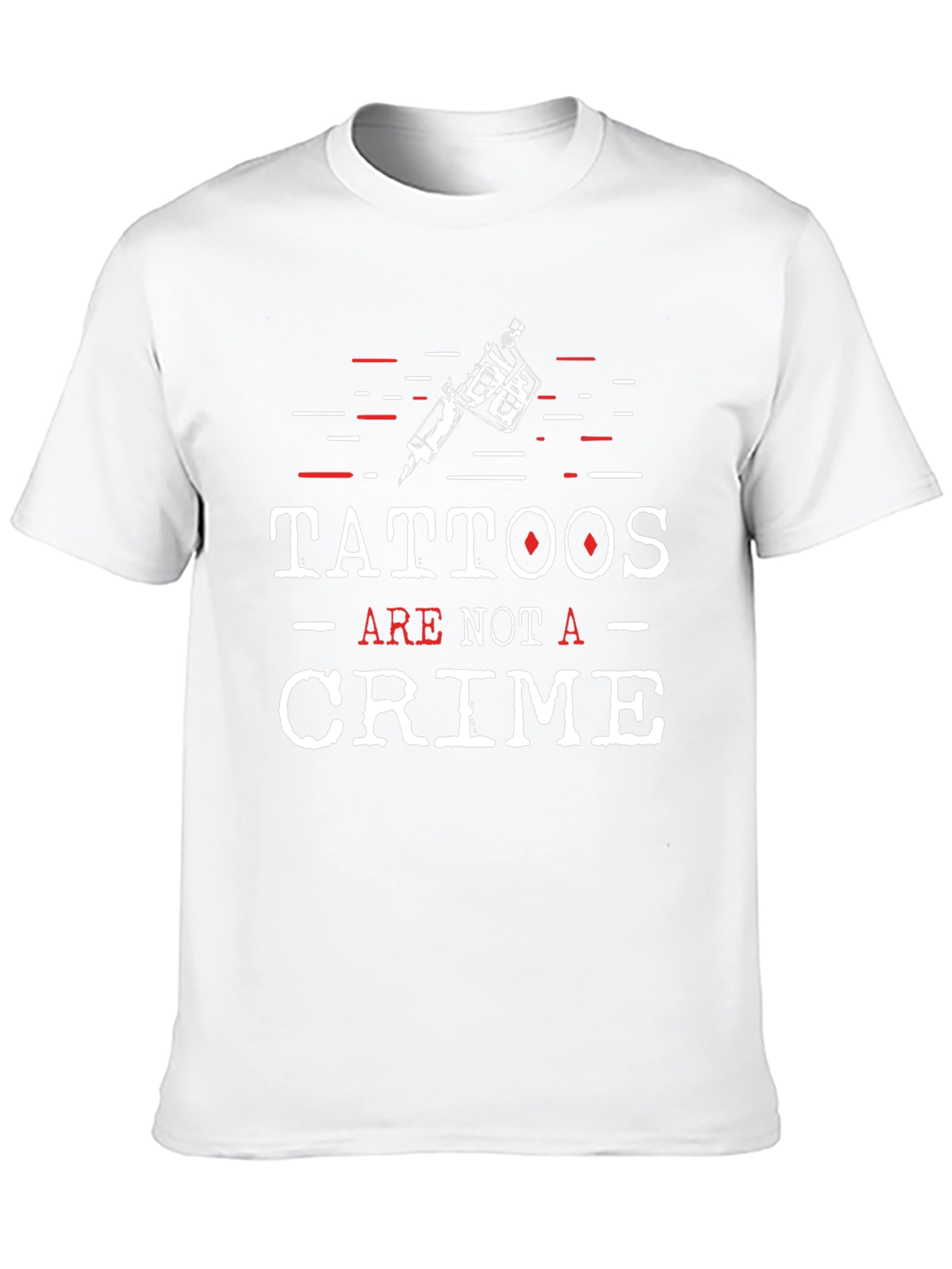 Tattoos Are Not A Crime Graphic T-Shirt