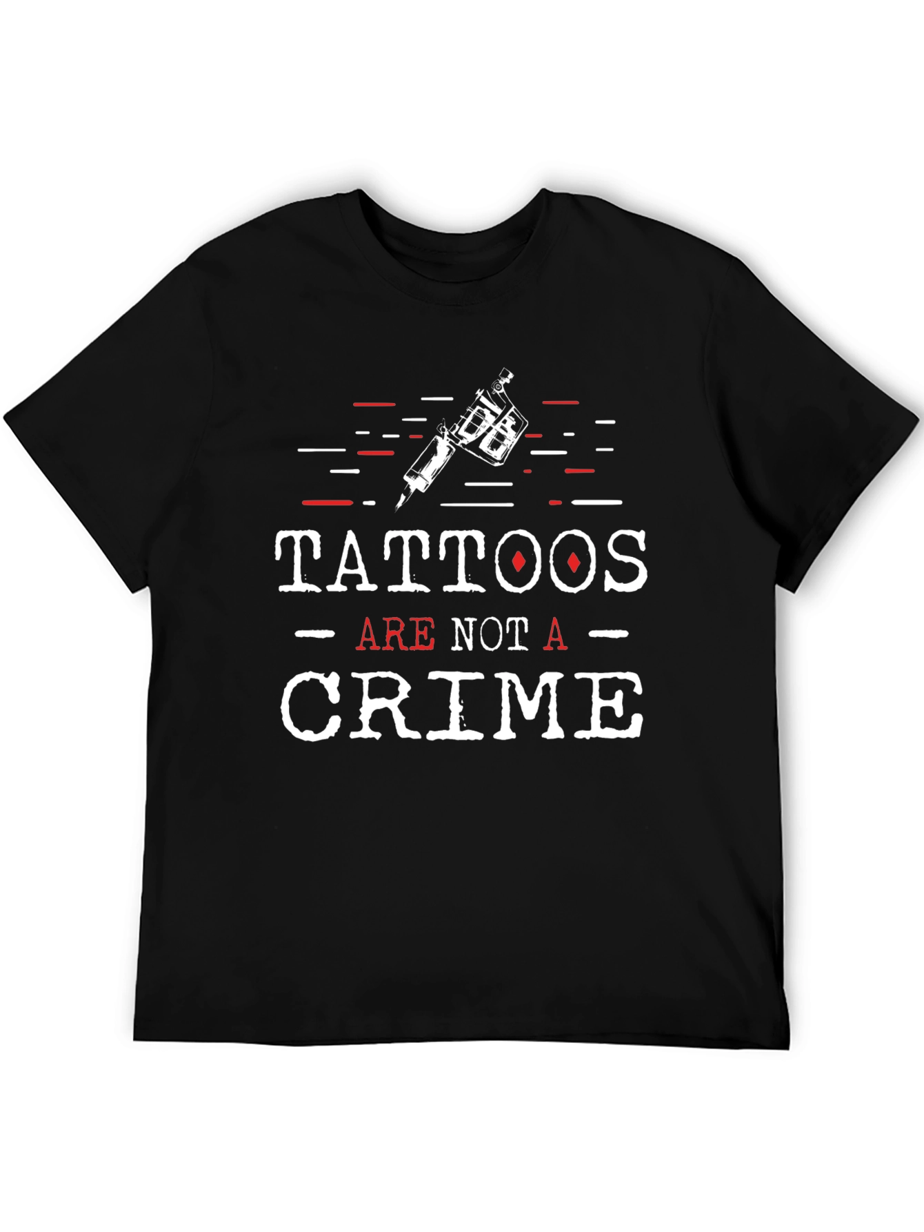 Tattoos Are Not A Crime Graphic T-Shirt