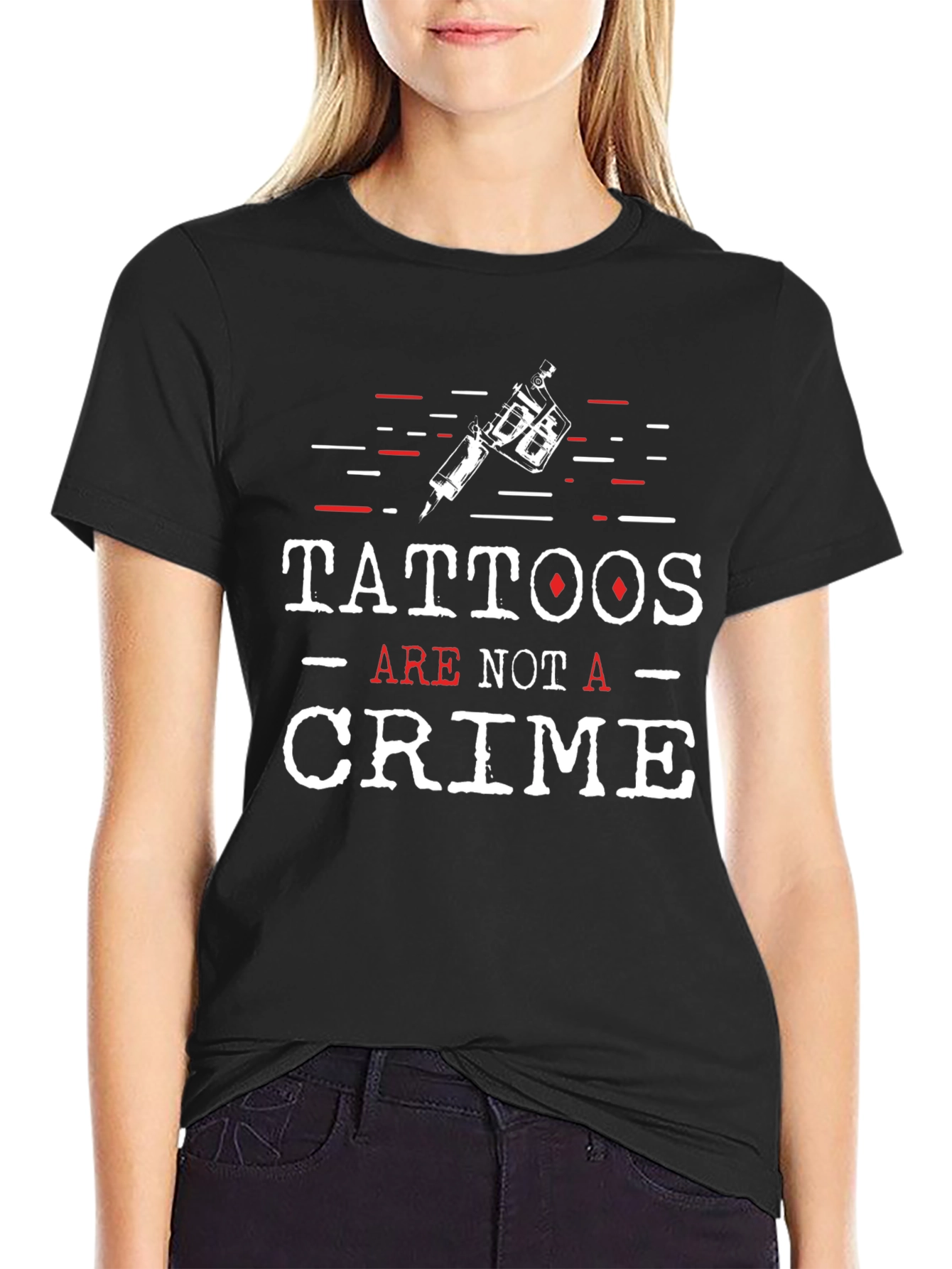 Tattoos Are Not A Crime Graphic T-Shirt