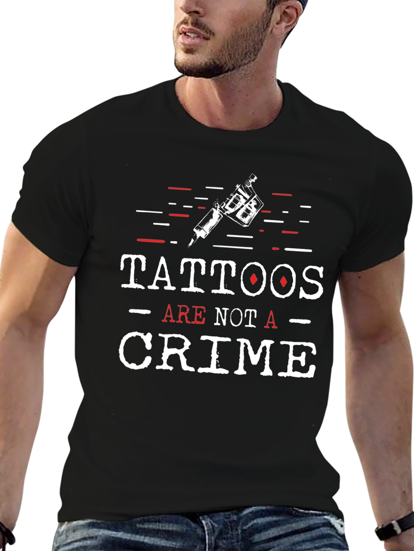 Tattoos Are Not A Crime Graphic T-Shirt