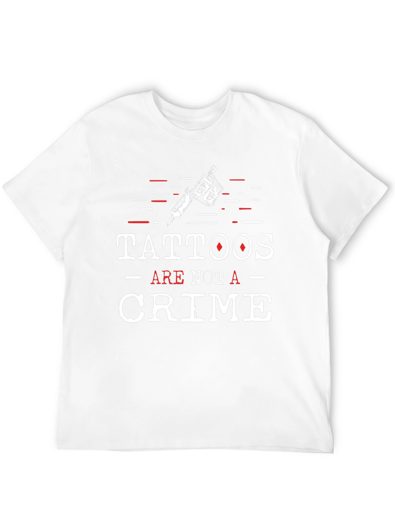 Tattoos Are Not A Crime Graphic T-Shirt