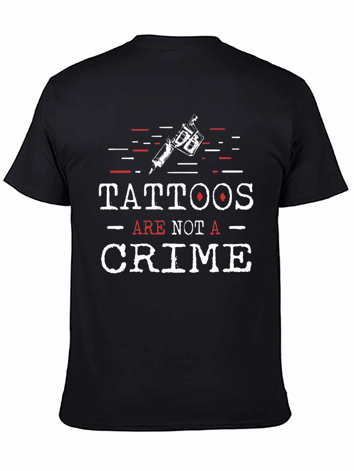 Tattoos Are Not A Crime Graphic T-Shirt