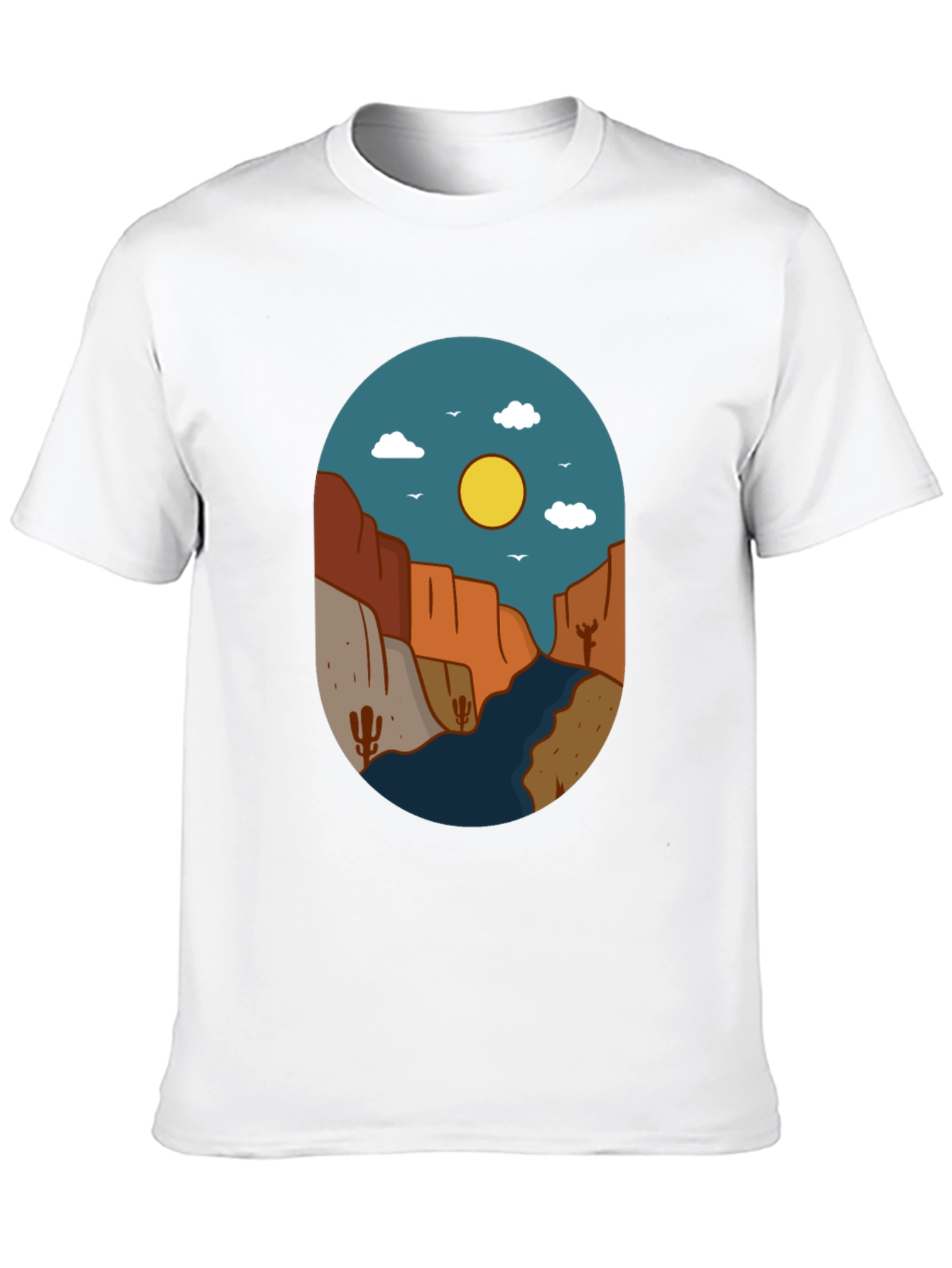 Desert Canyon Graphic Tee - Nature Inspired Design