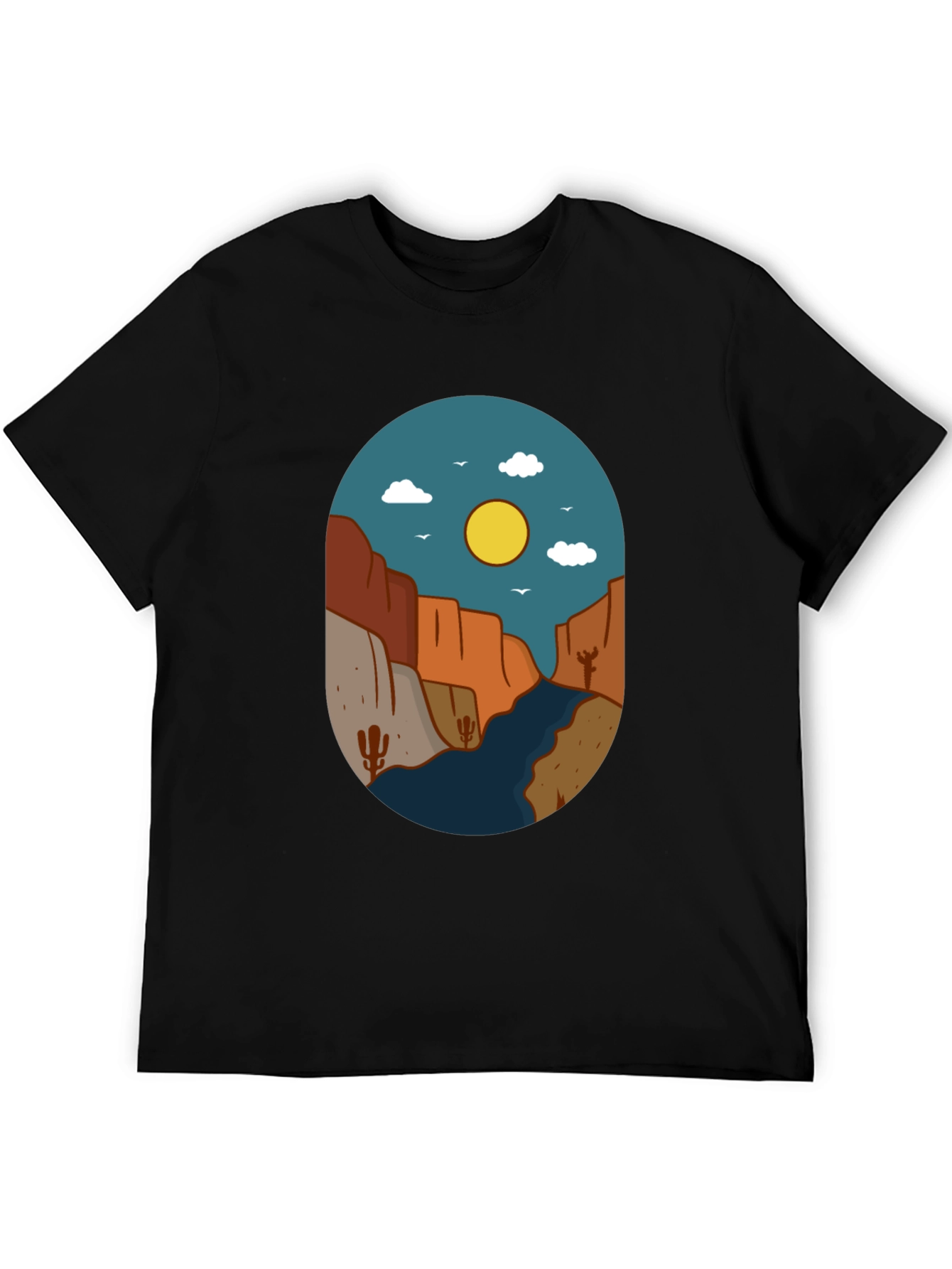 Desert Canyon Graphic Tee - Nature Inspired Design