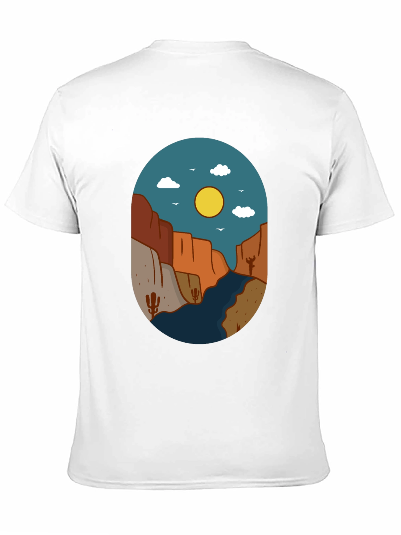 Desert Canyon Graphic Tee - Nature Inspired Design