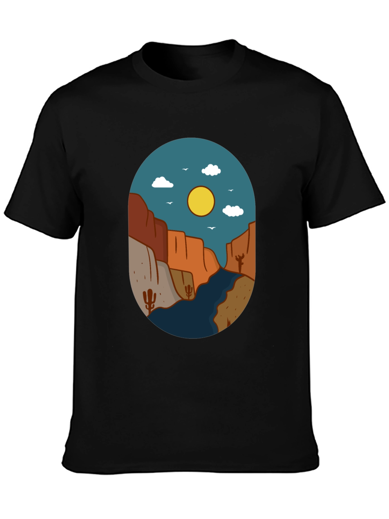 Desert Canyon Graphic Tee - Nature Inspired Design