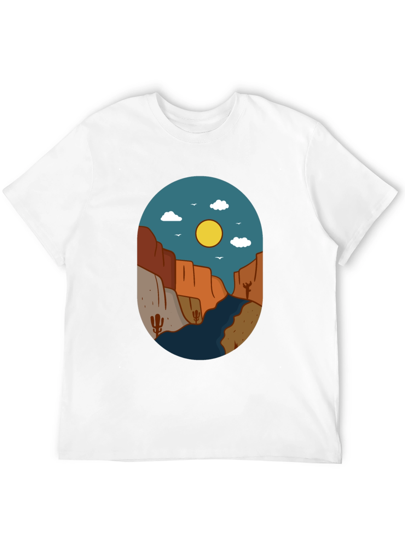 Desert Canyon Graphic Tee - Nature Inspired Design
