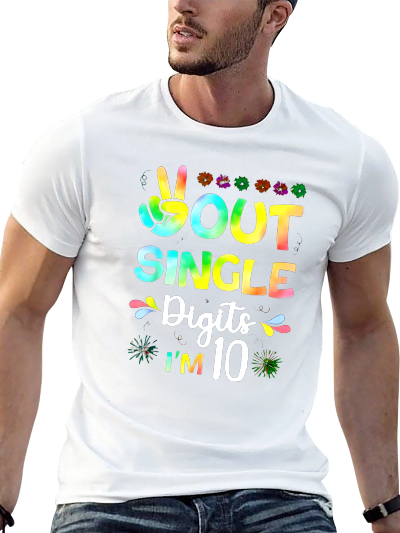 Peace Out Single Digits Im 10 T-Shirt