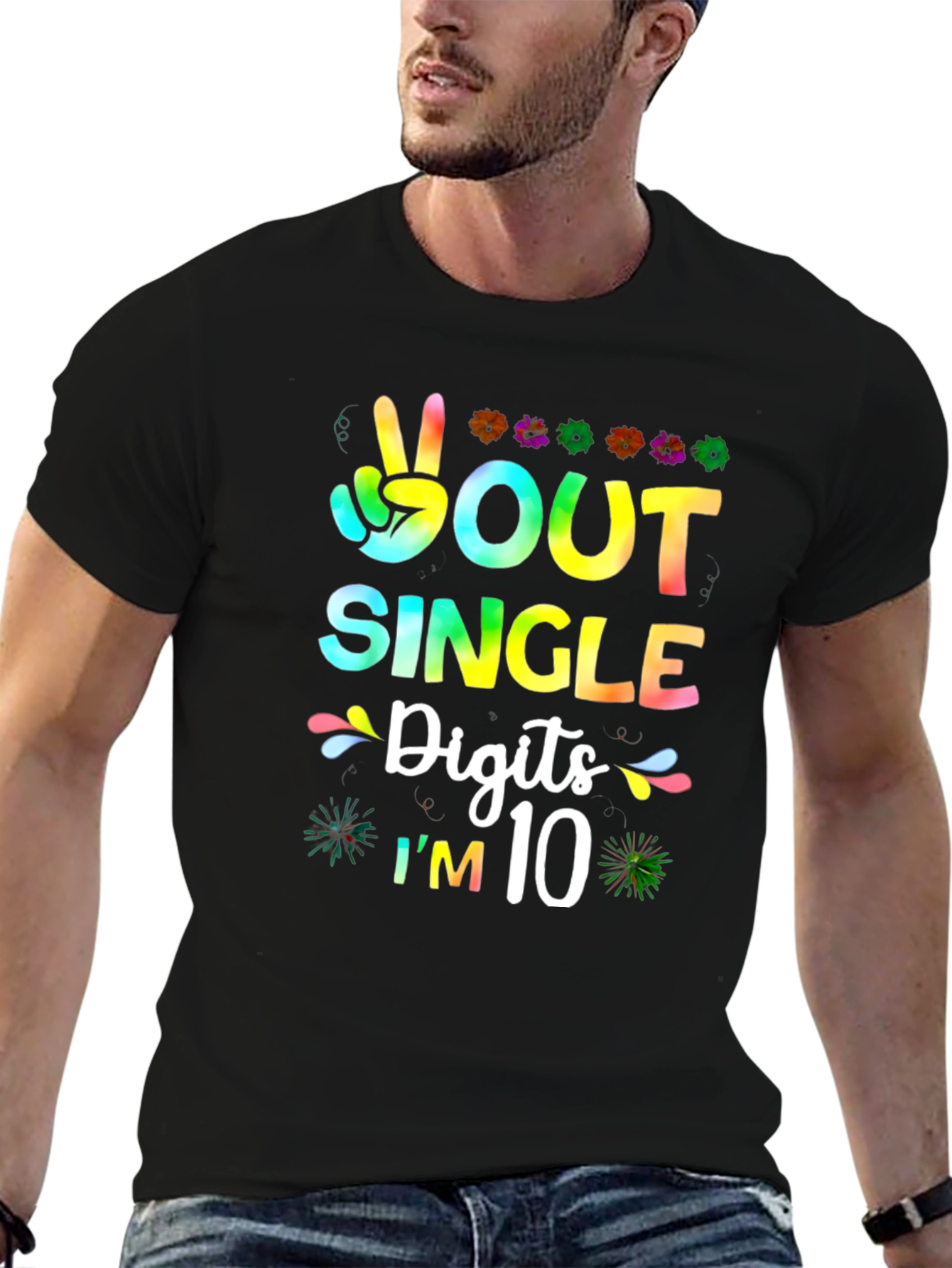 Peace Out Single Digits Im 10 T-Shirt