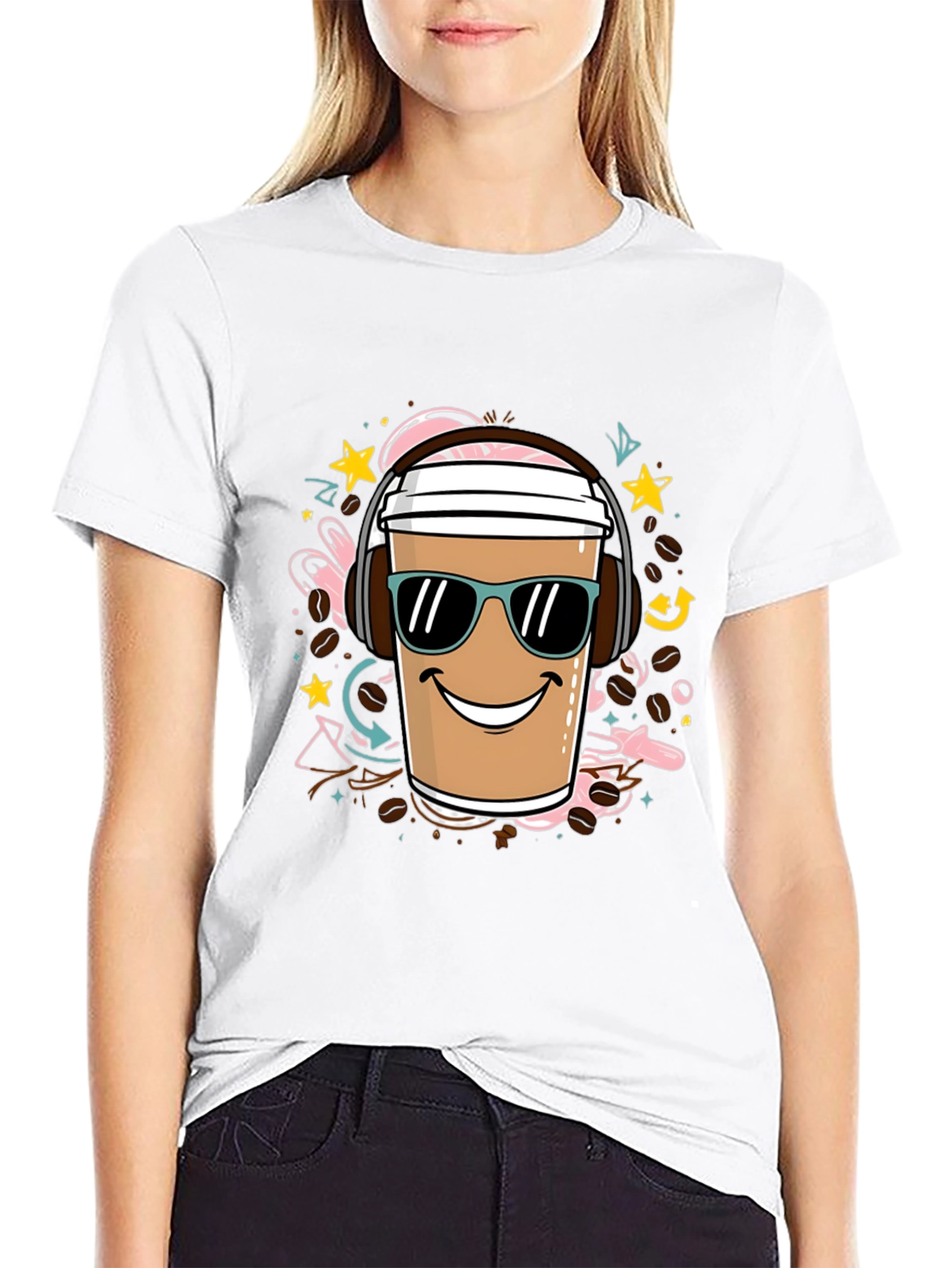 Cool Coffee Cup T-Shirt - Stylish & Fun
