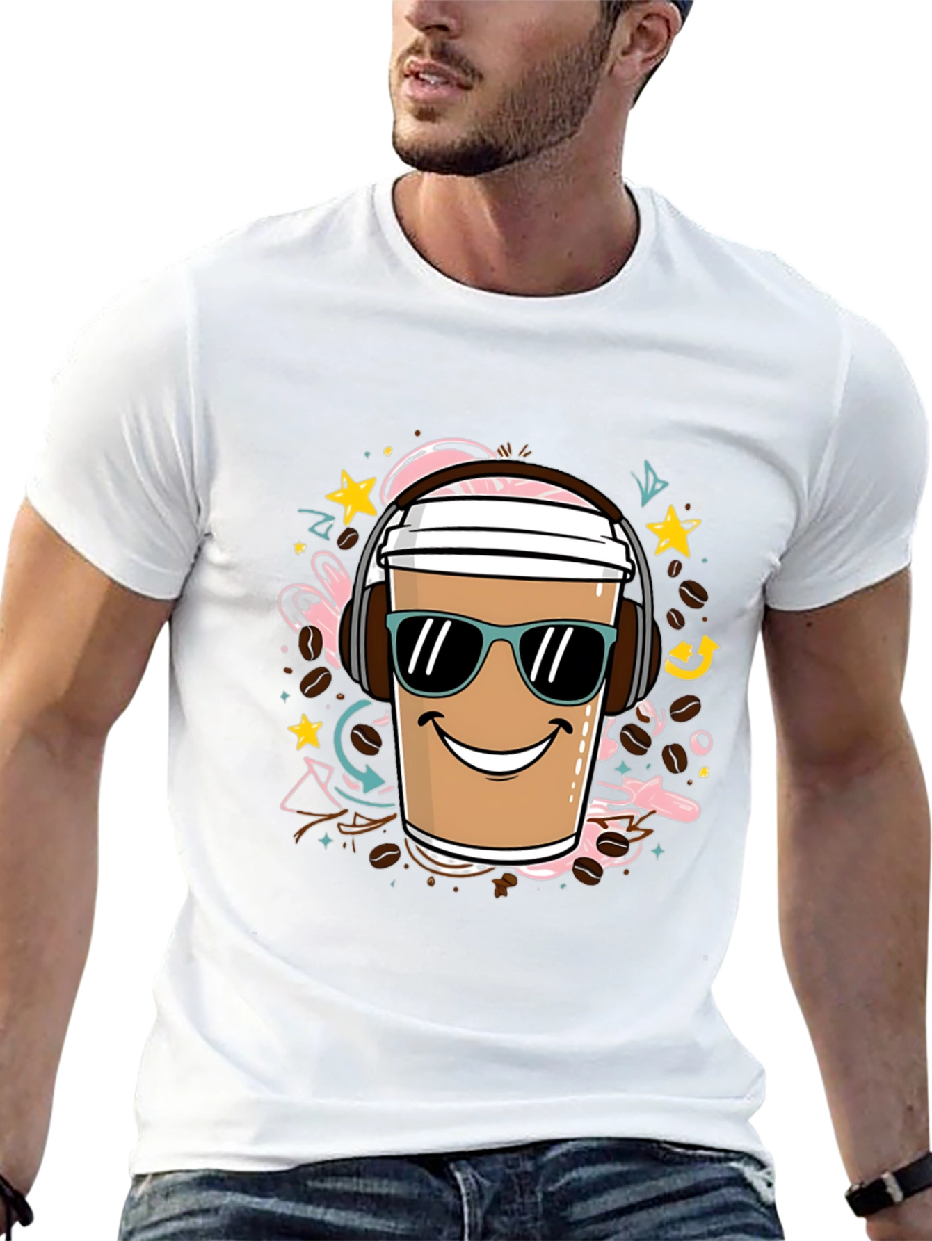 Cool Coffee Cup T-Shirt - Stylish & Fun